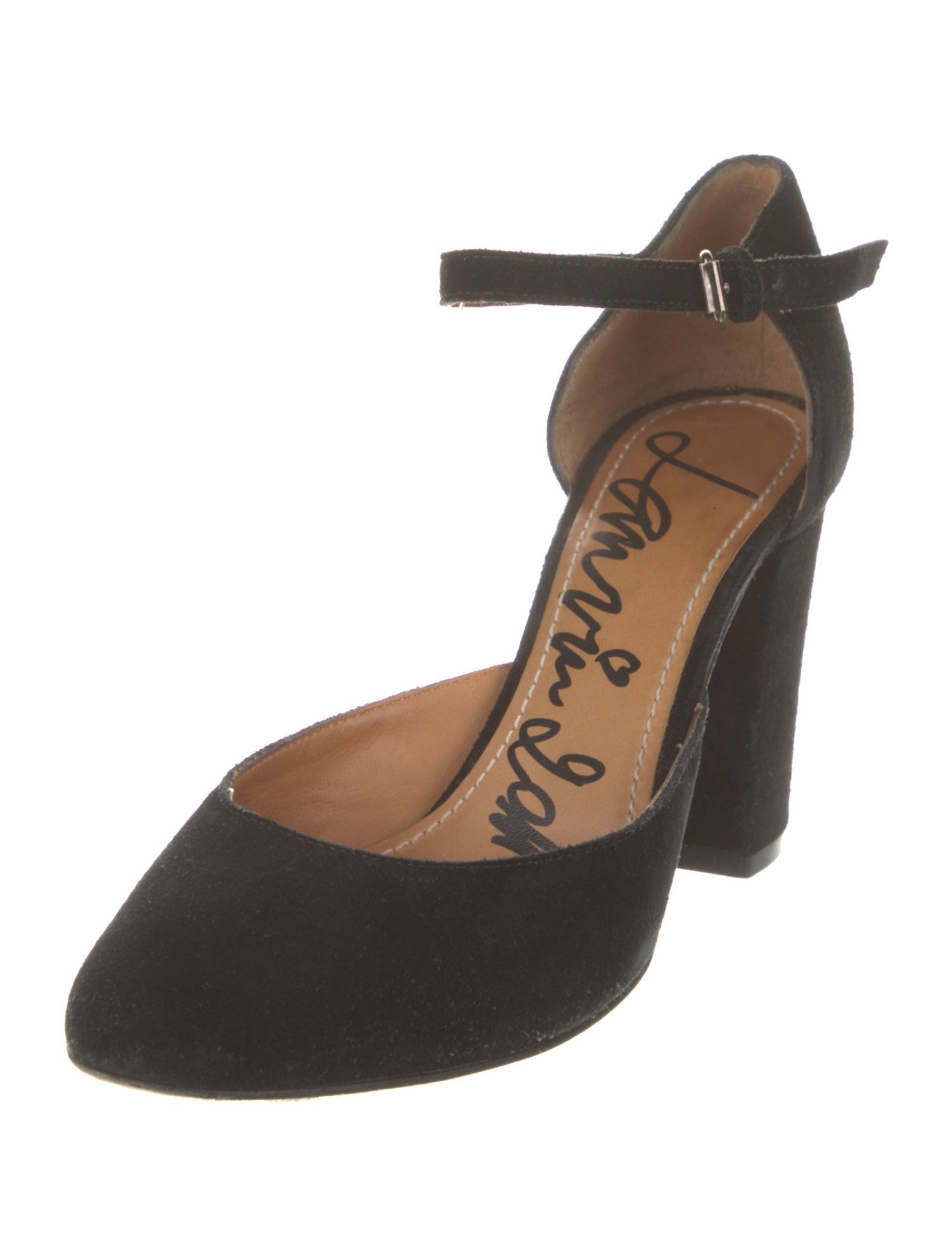 Lanvin Vintage Suede D'Orsay Pumps
