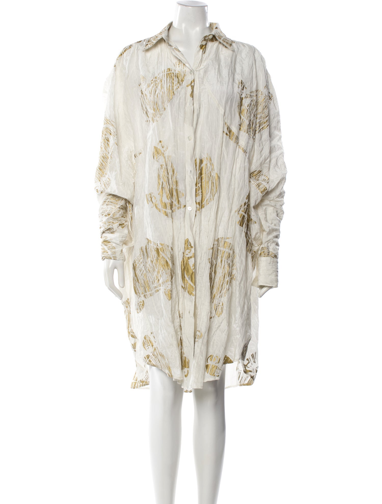 Lanvin Printed Midi Length Dress