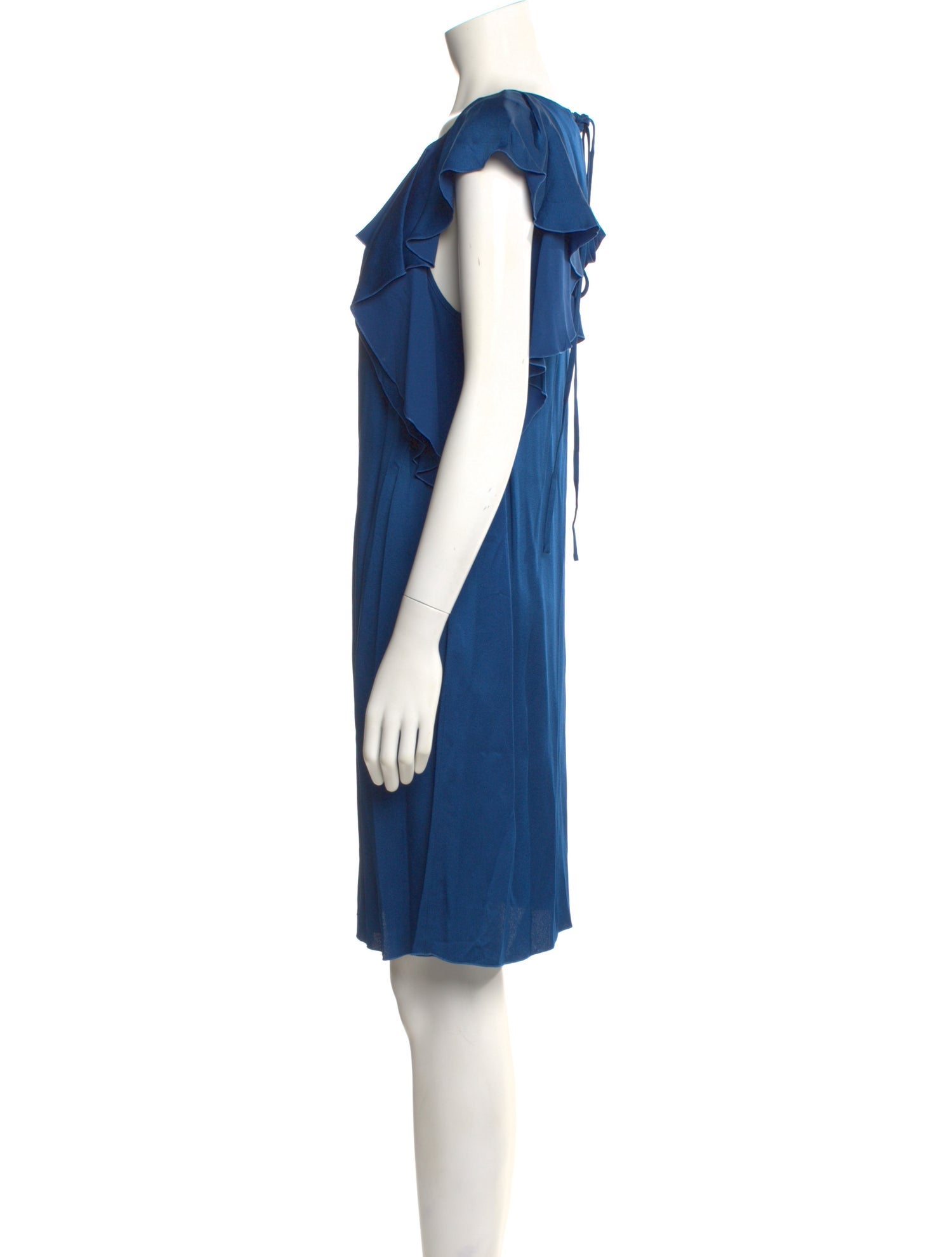 Lanvin Bateau Neckline Knee-Length Dress