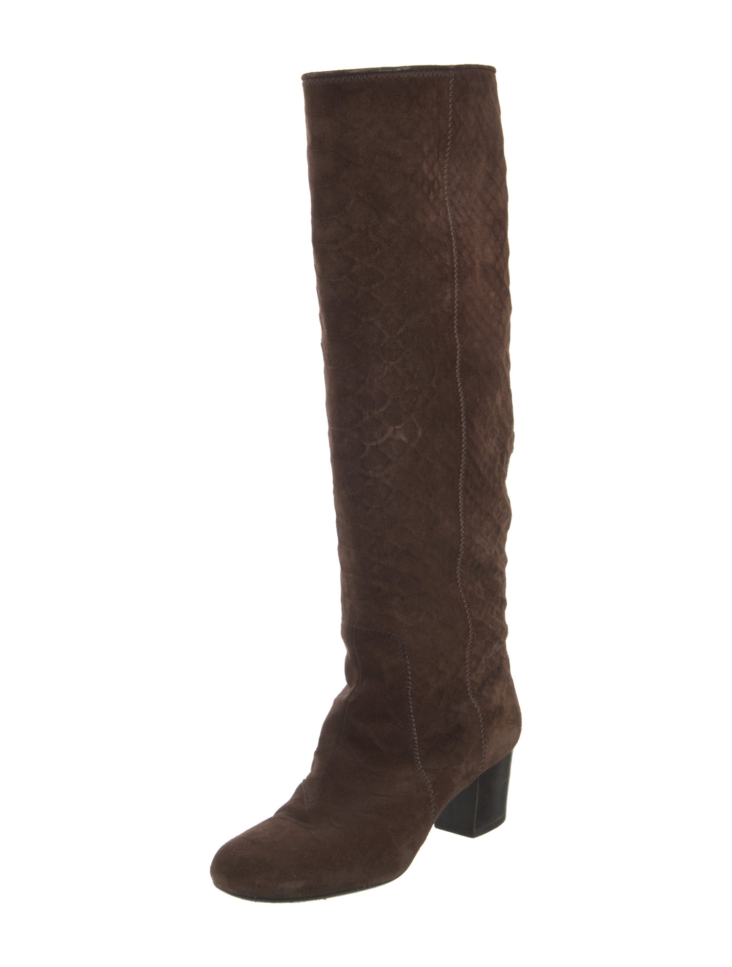 Lanvin Suede Riding Boots