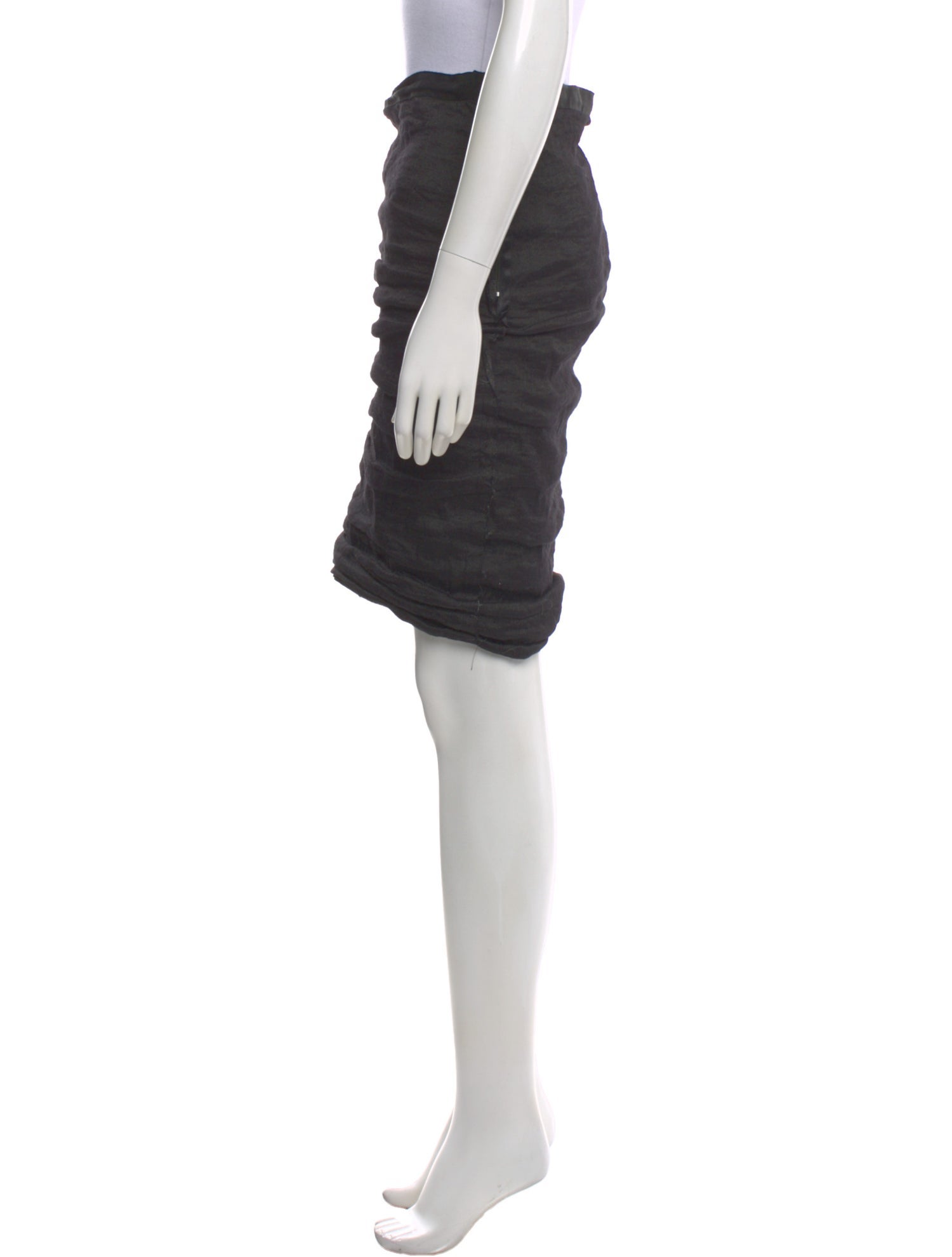 Lanvin Grosgrain Trim Mini Skirt