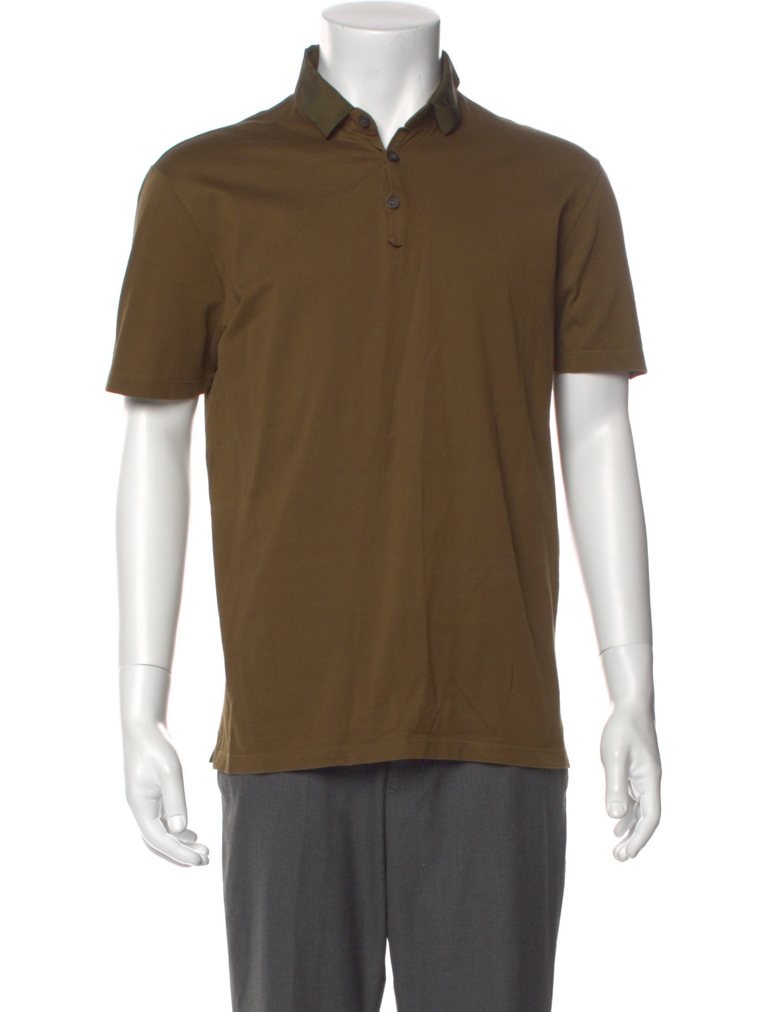 Lanvin Crew Neck Short Sleeve Polo Shirt