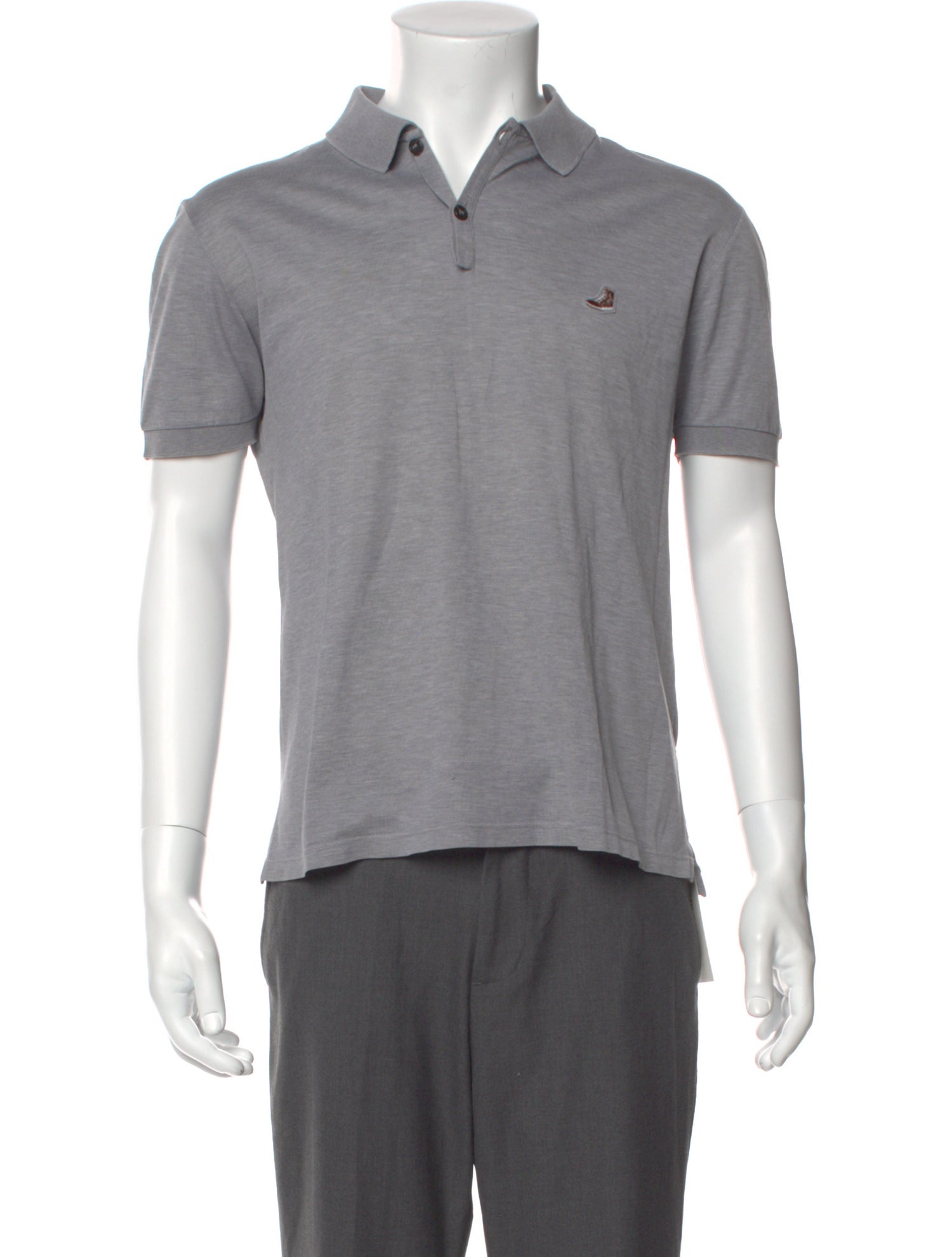 Lanvin Crew Neck Short Sleeve Polo Shirt