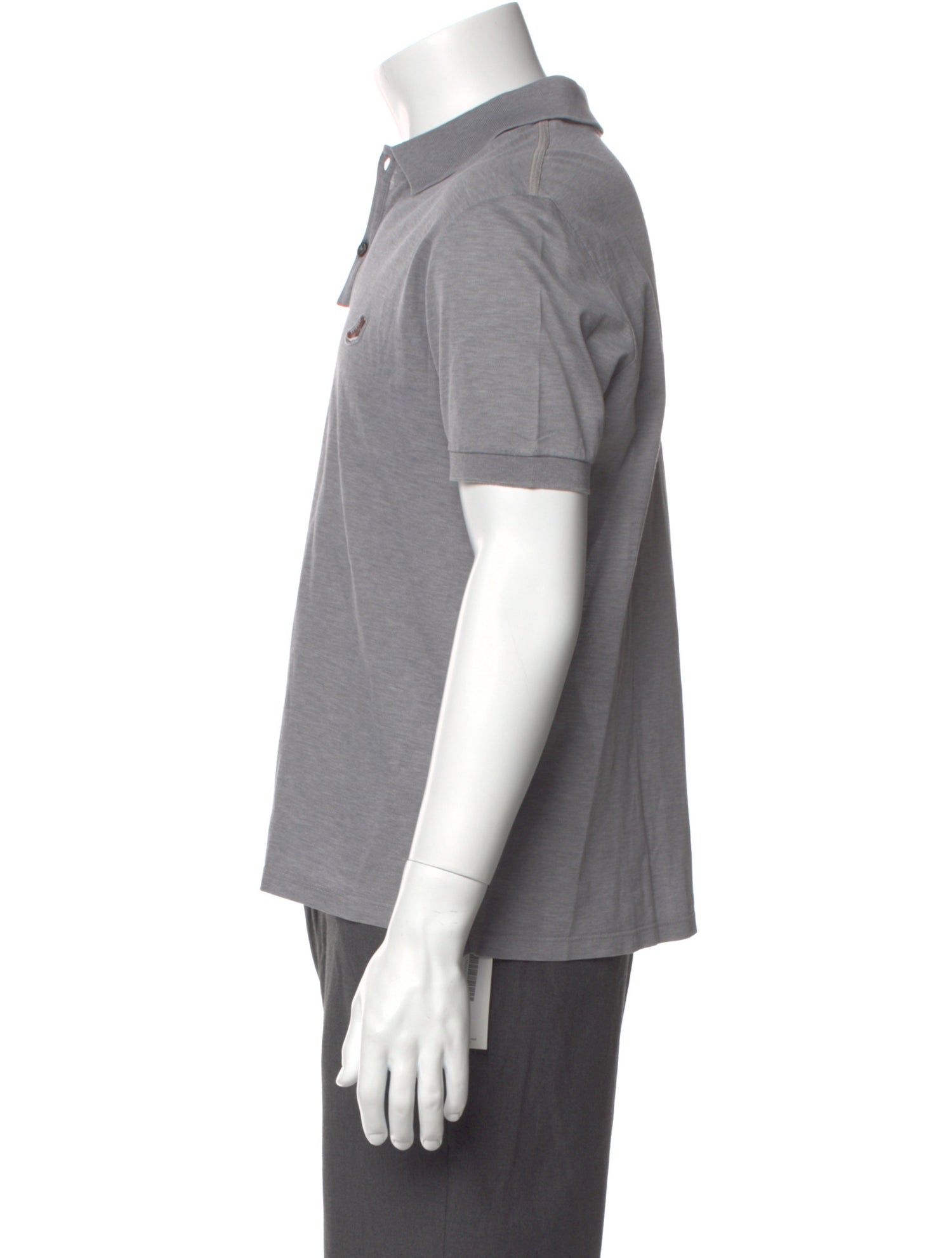 Lanvin Crew Neck Short Sleeve Polo Shirt