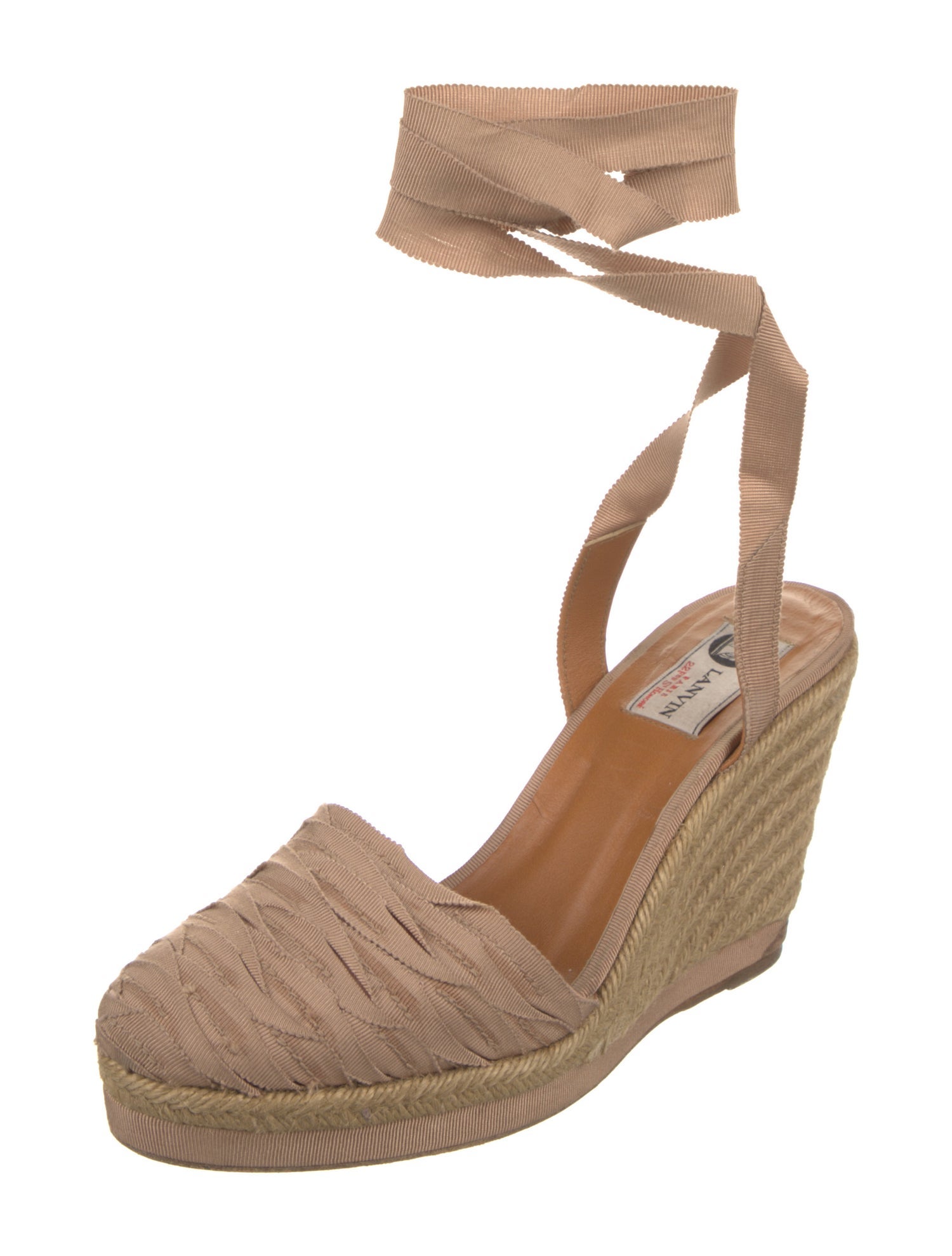 Lanvin Grosgrain Trim Espadrilles