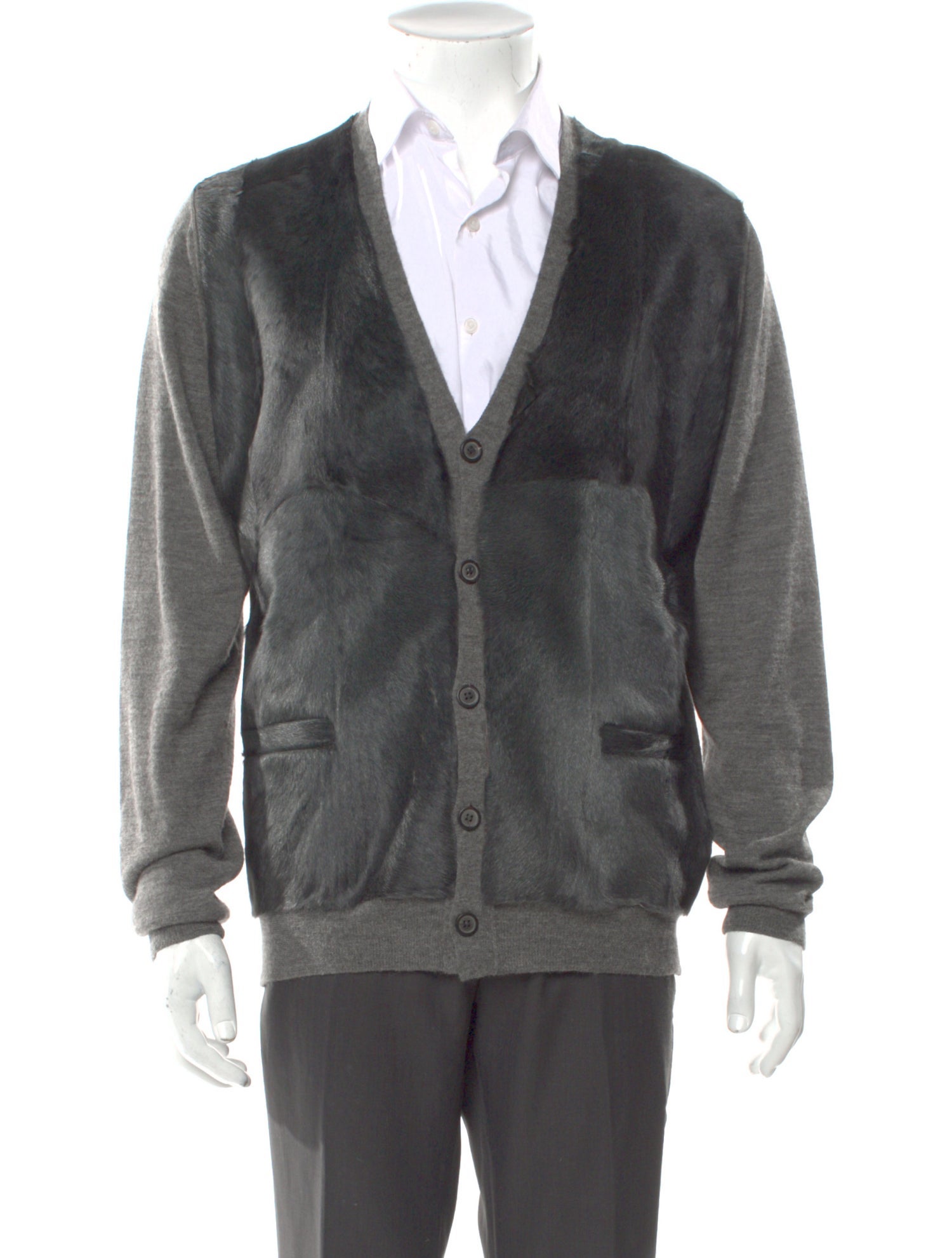 Lanvin V-Neck Long Sleeve Cardigan