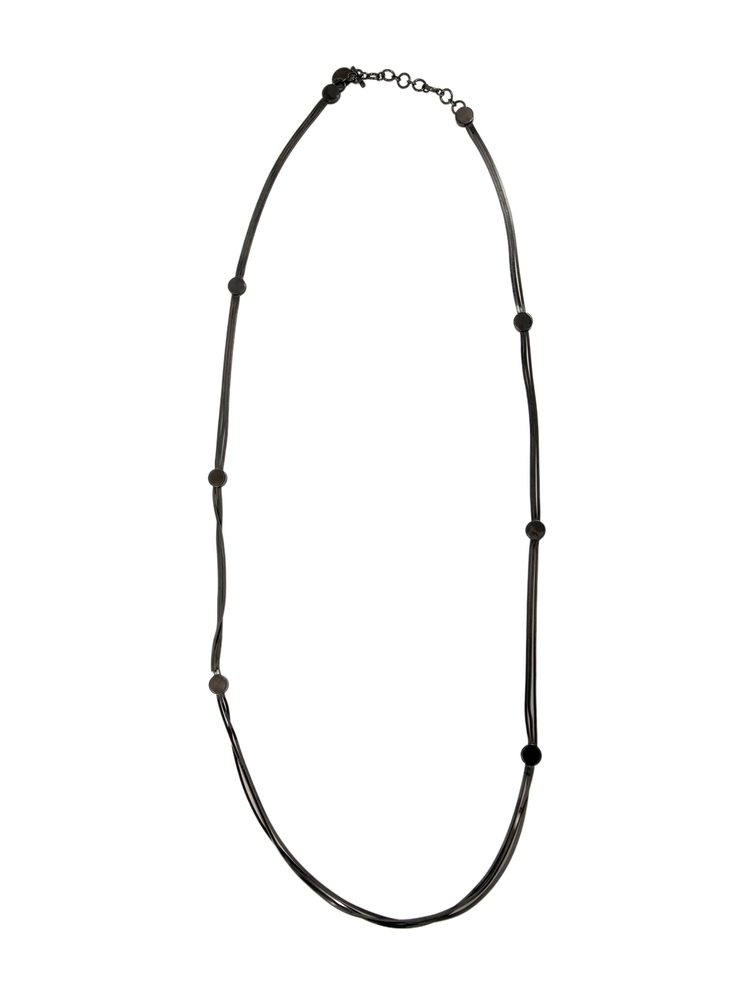 Lanvin Multistrand Station Necklace