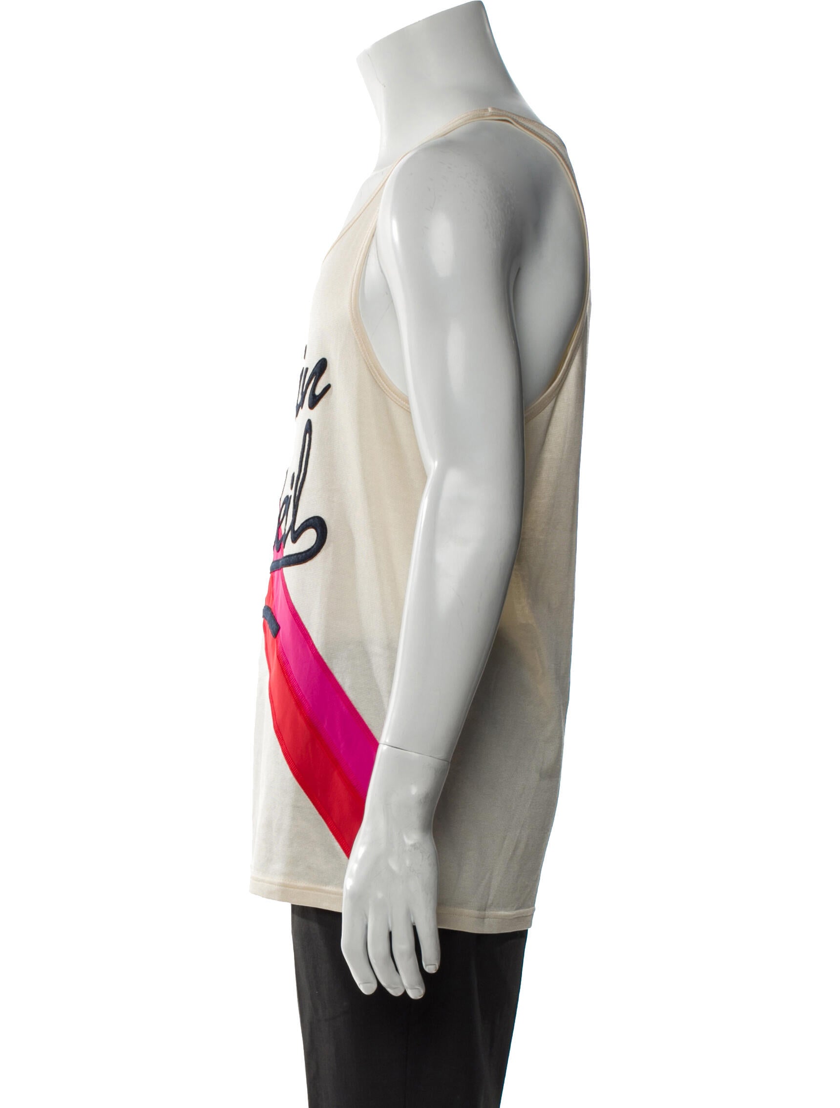Lanvin Graphic Print Scoop Neck Tank