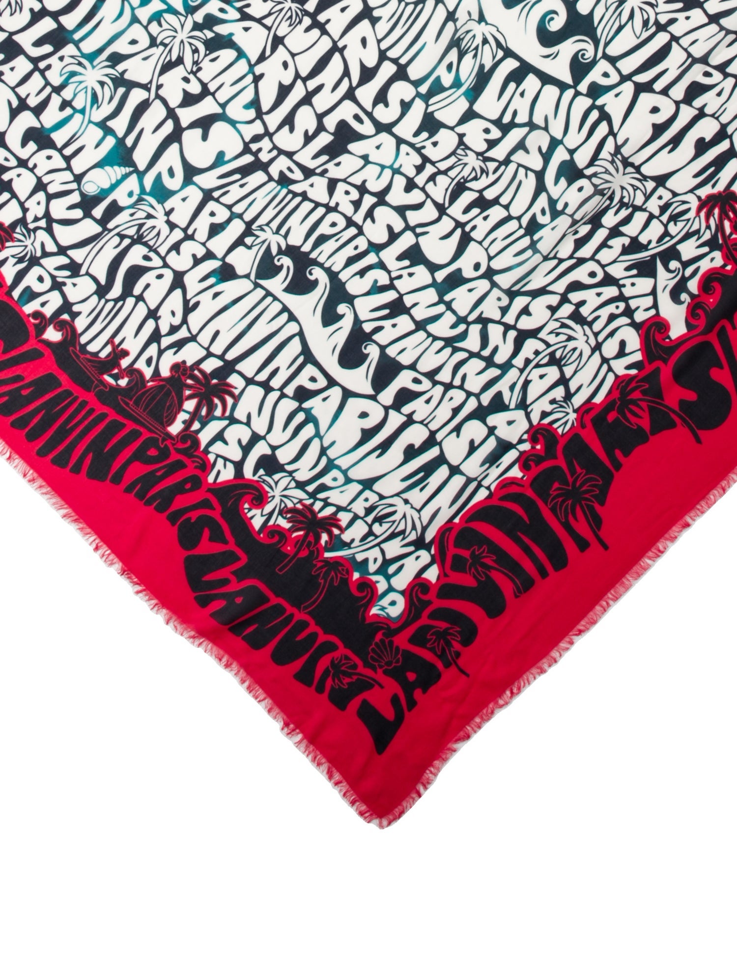 Lanvin Silk Printed Scarf