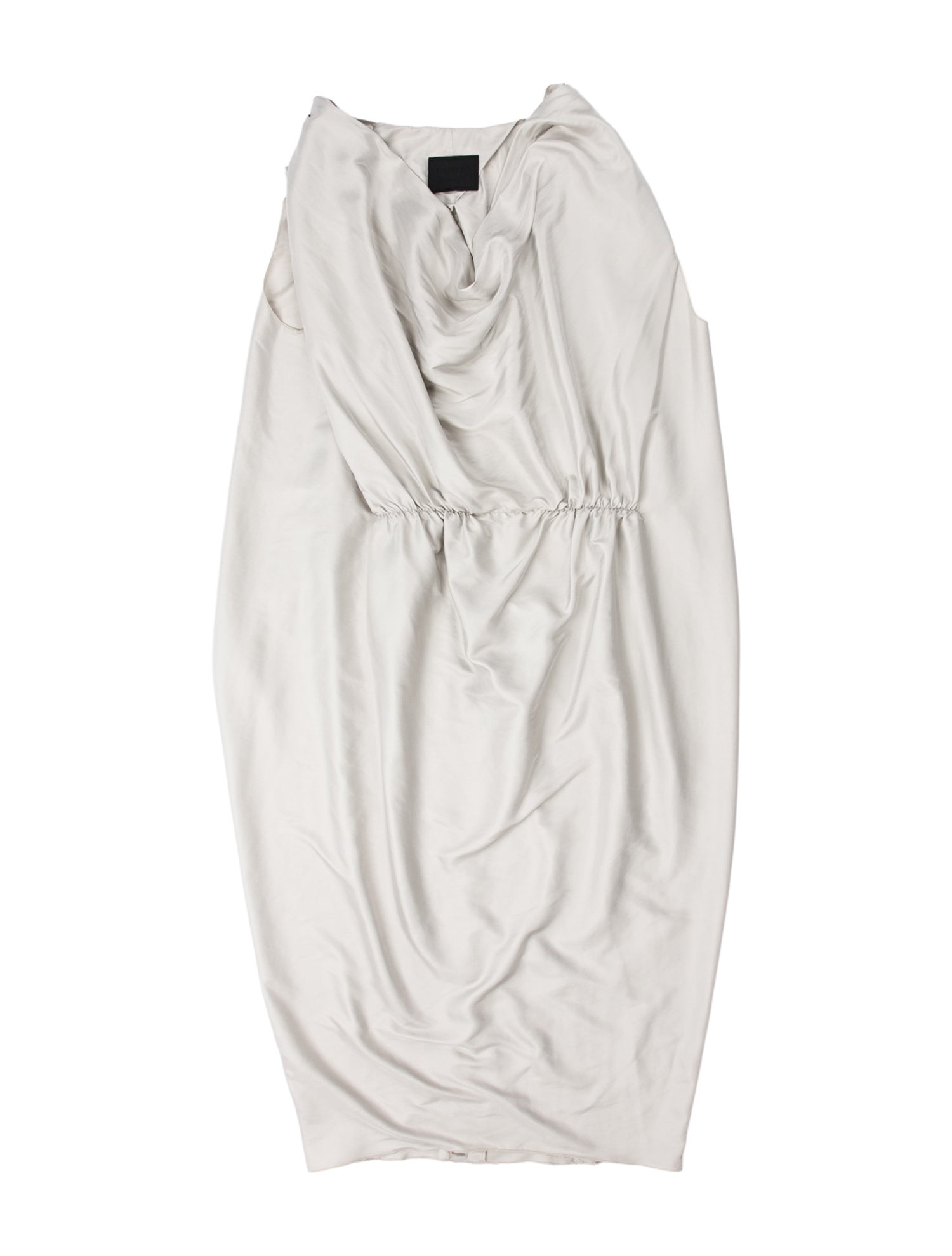 Lanvin Cowl Neck Knee-Length Dress