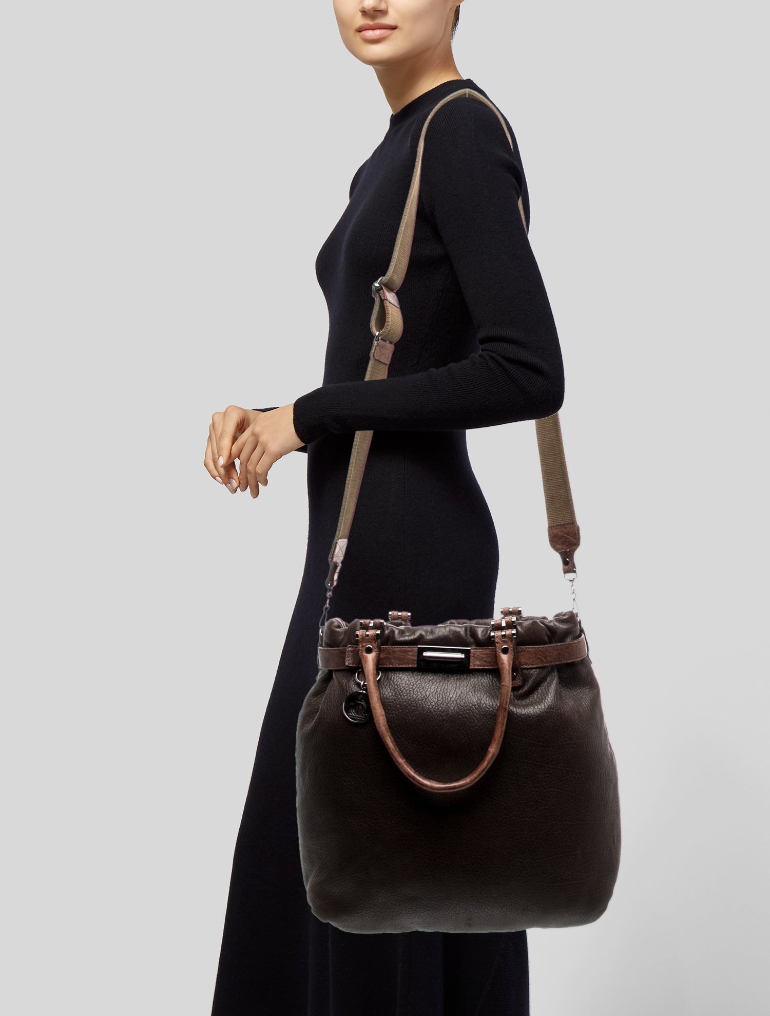 Lanvin Leather Bucket Bag