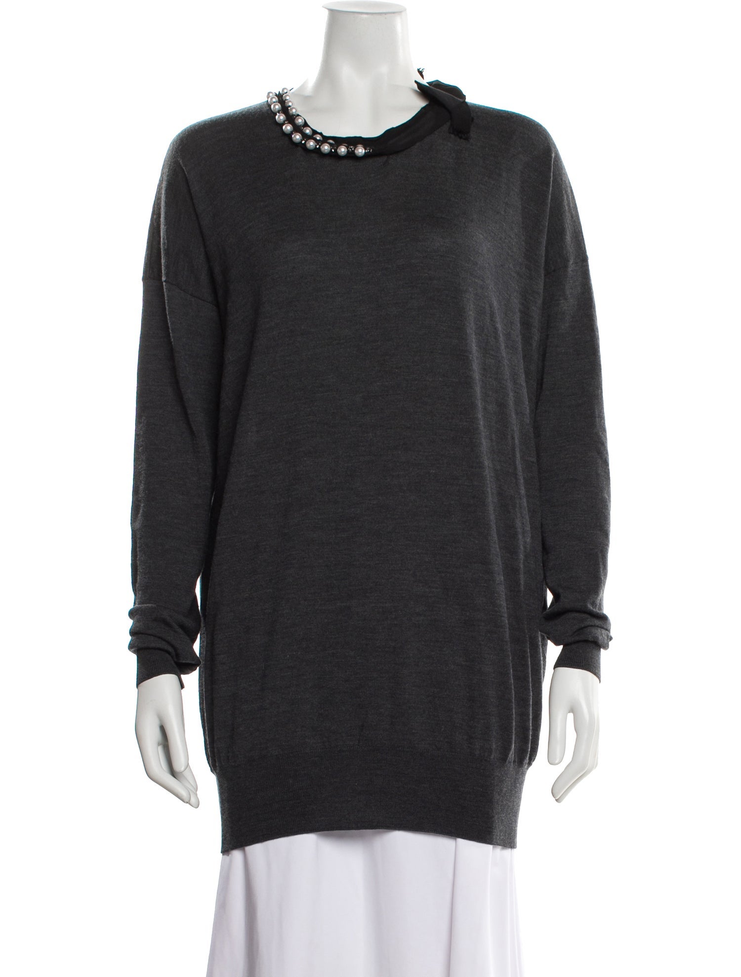 Lanvin Wool Cowl Neck Sweater