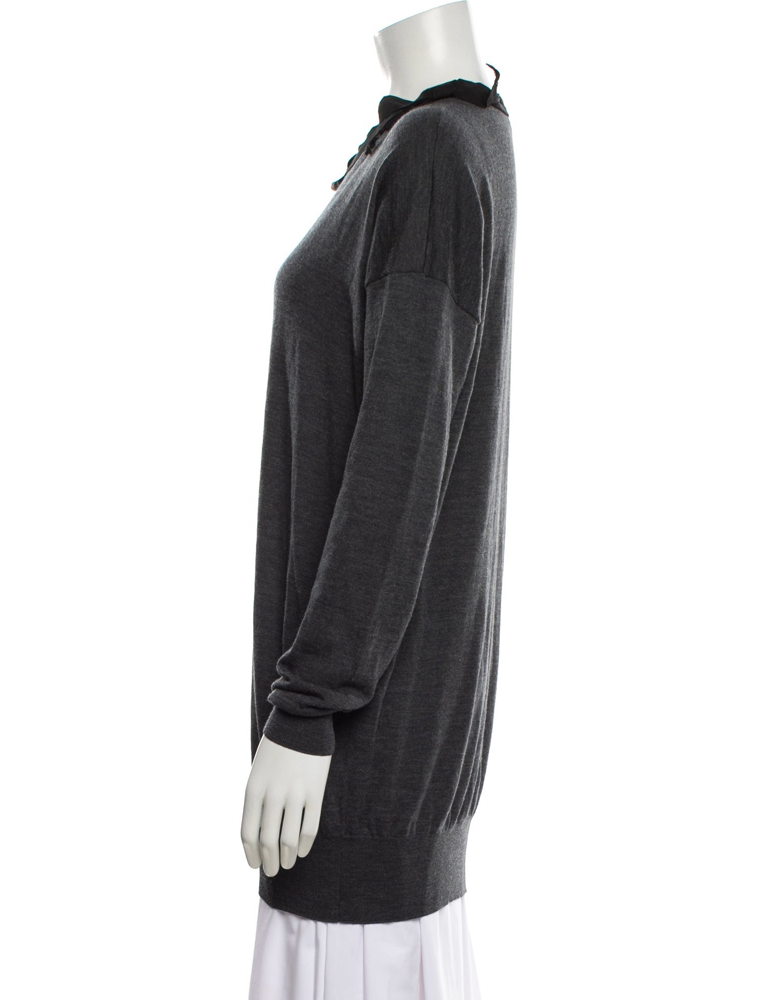 Lanvin Wool Cowl Neck Sweater