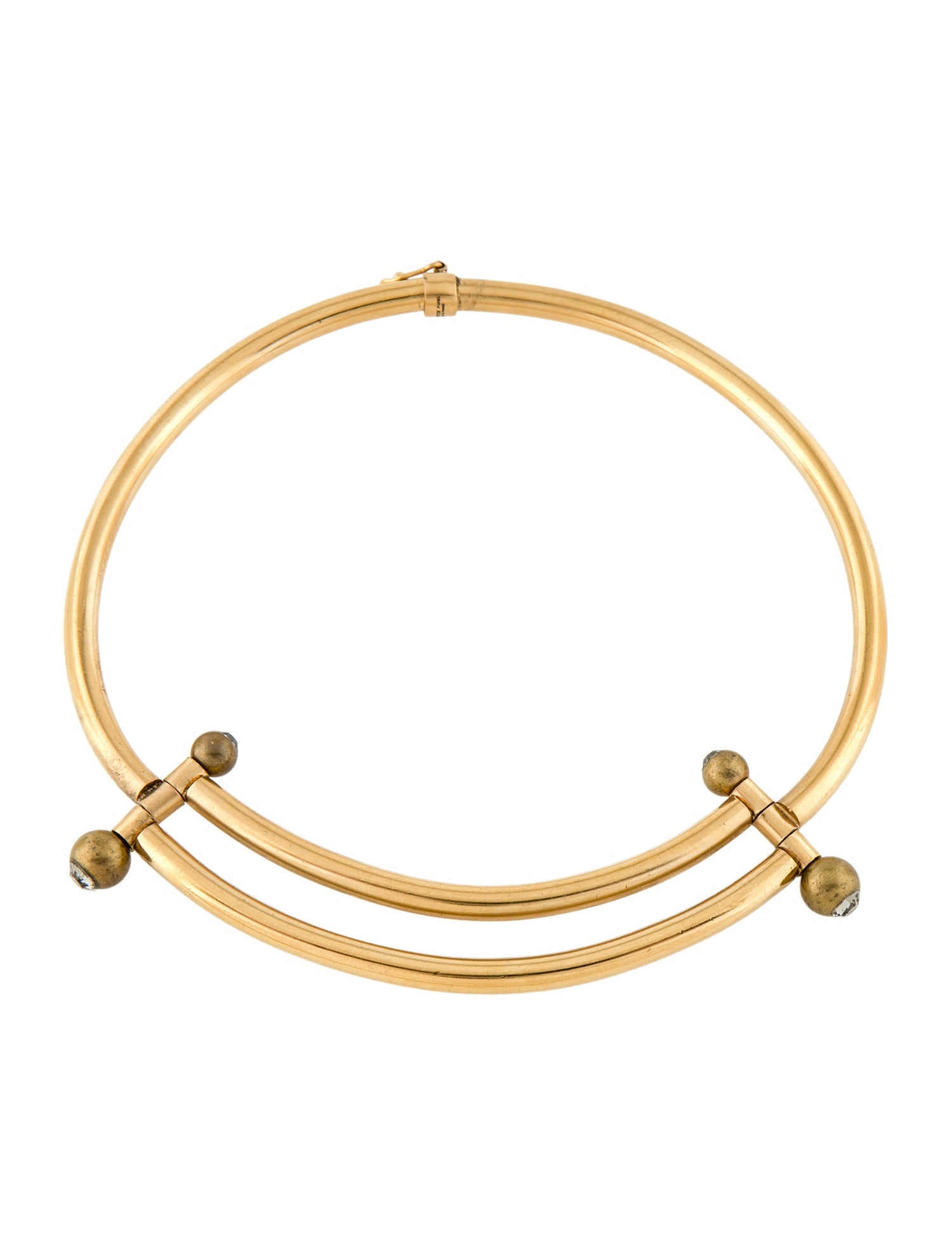 Lanvin Crystal Choker Necklace