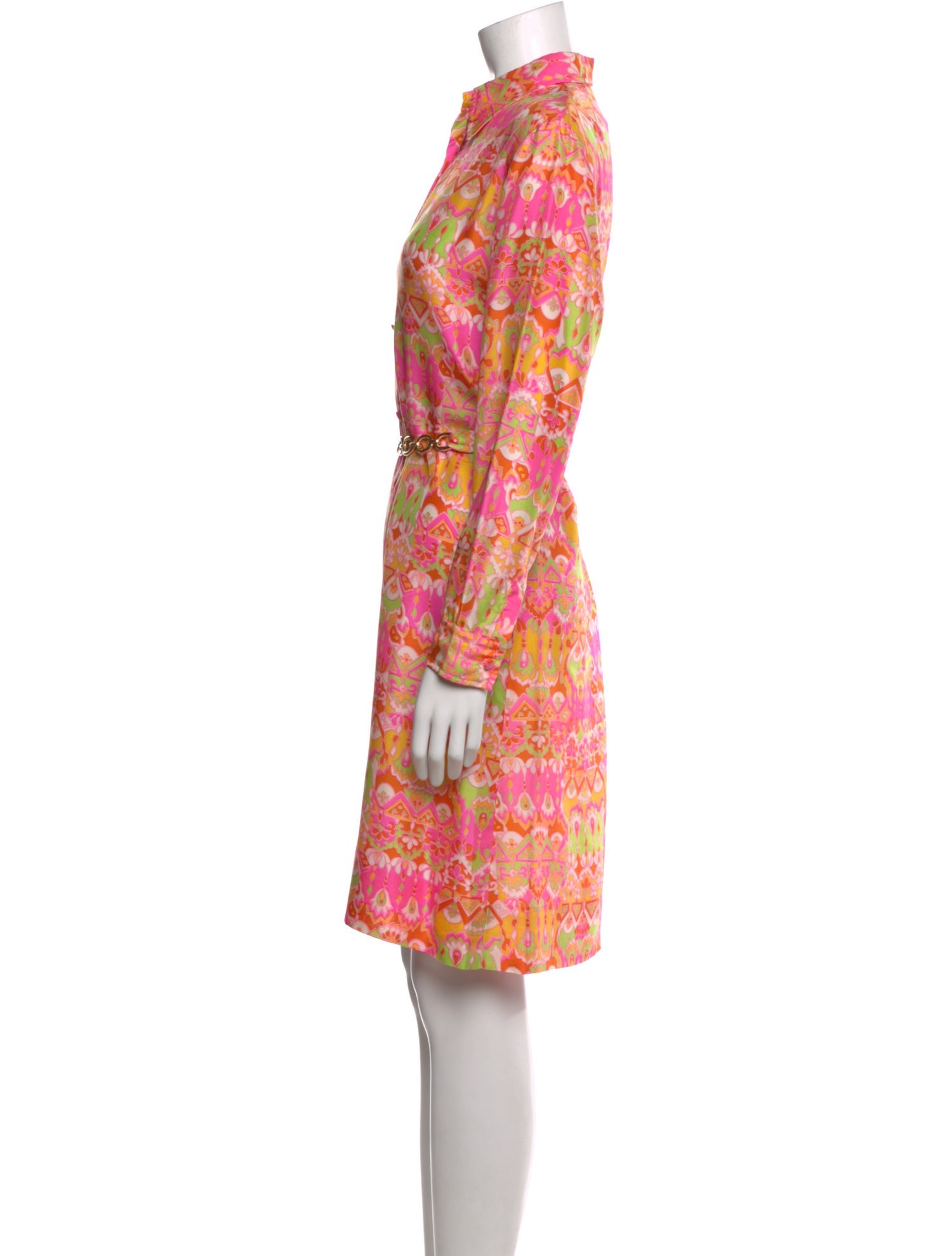 Lanvin Silk Knee-Length Dress