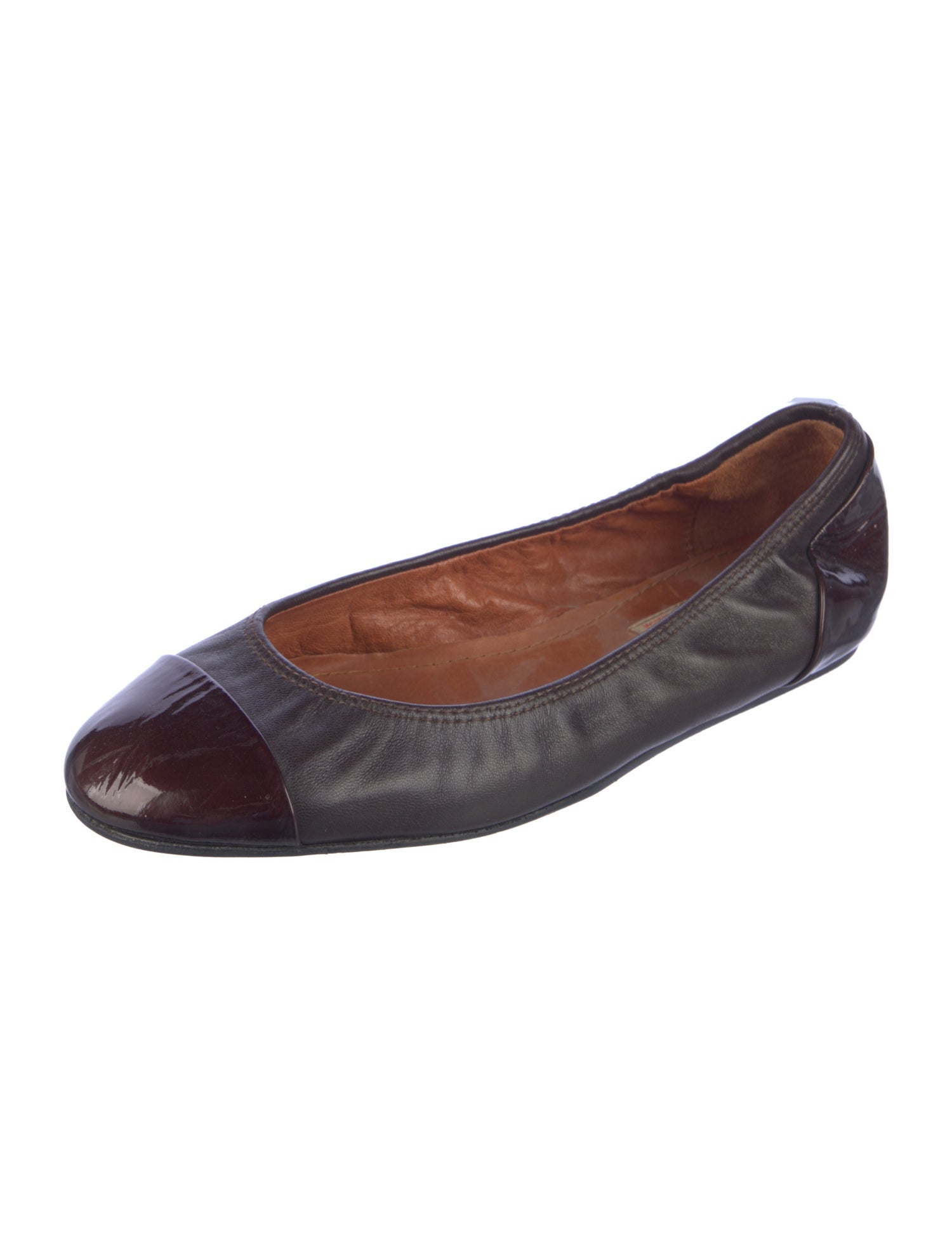 Lanvin Vintage Leather Ballet Flats