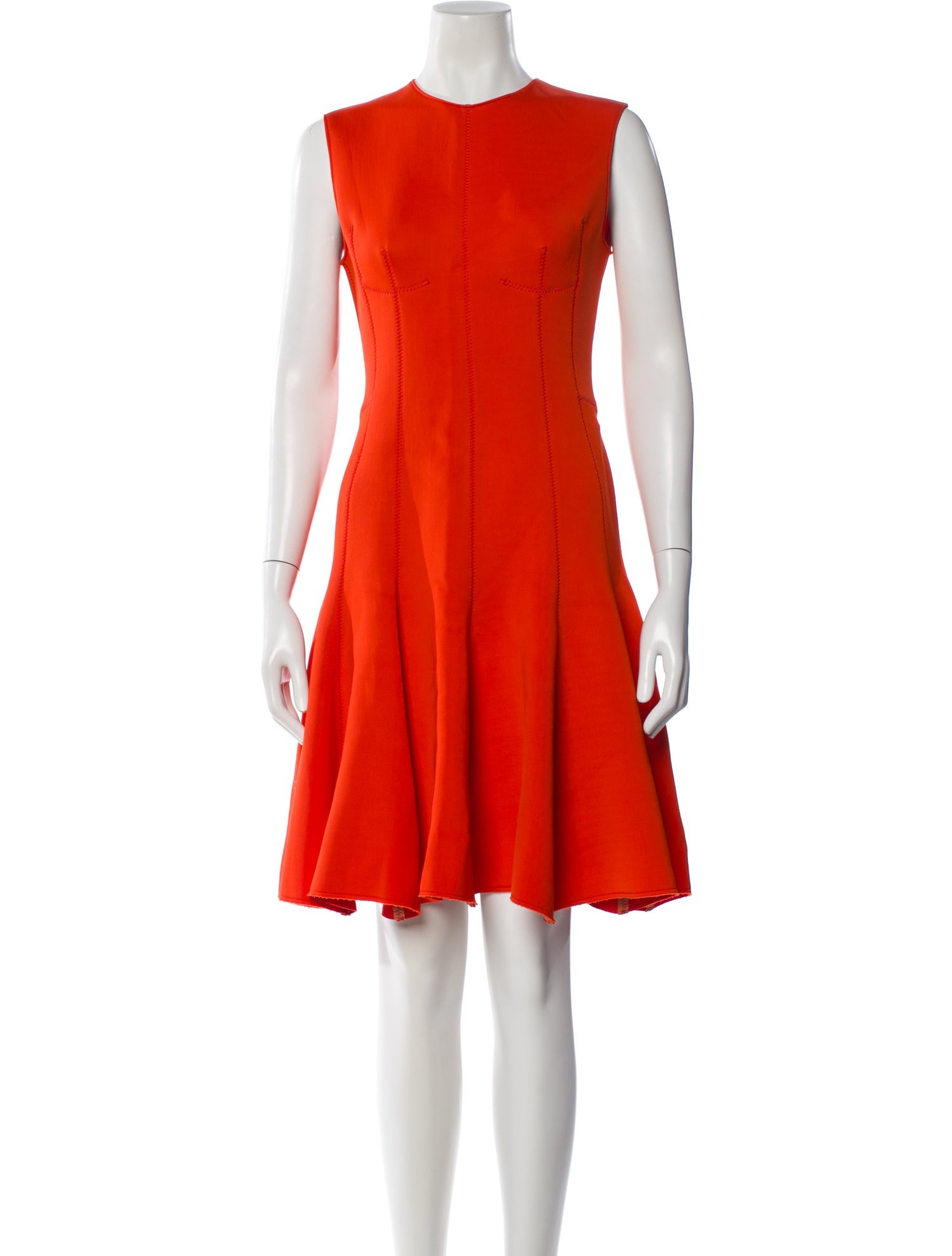 Lanvin Crew Neck Knee-Length Dress