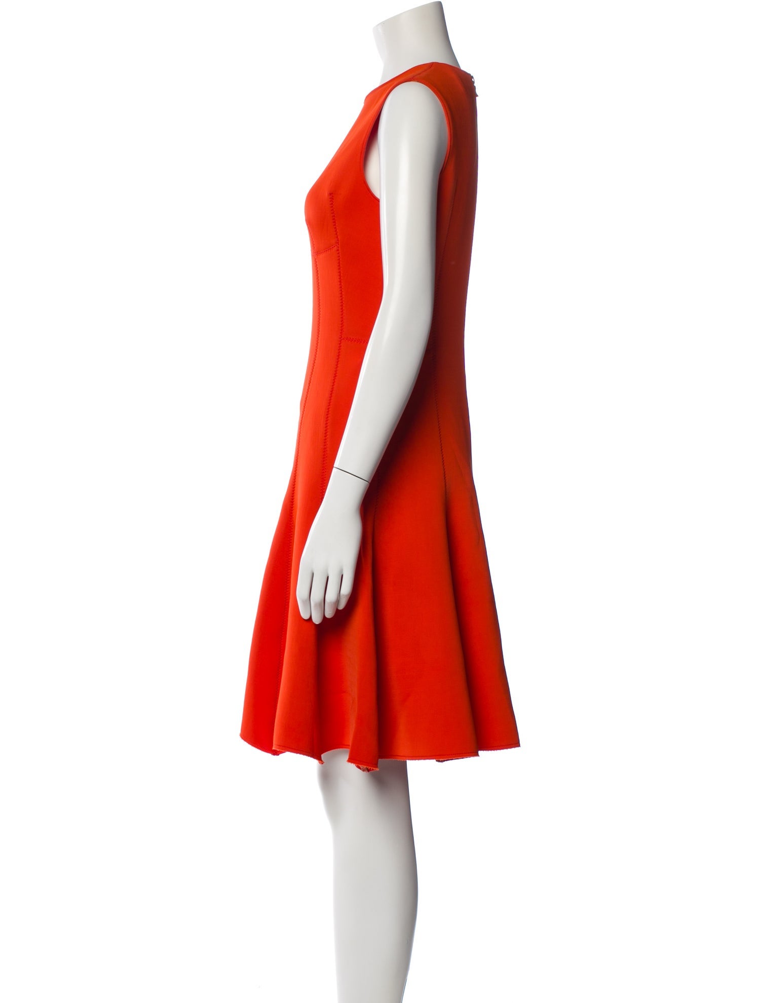 Lanvin Crew Neck Knee-Length Dress