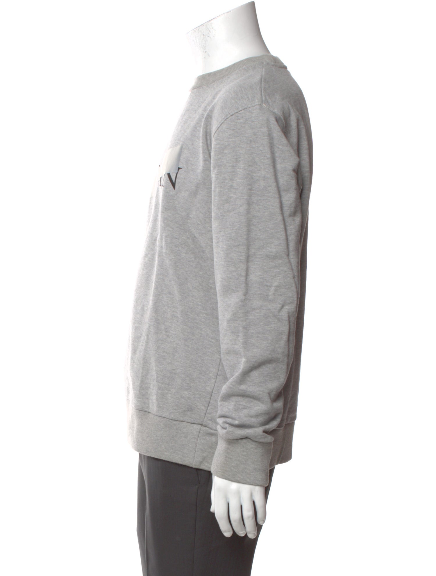 Lanvin Graphic Print Crew Neck Sweatshirt