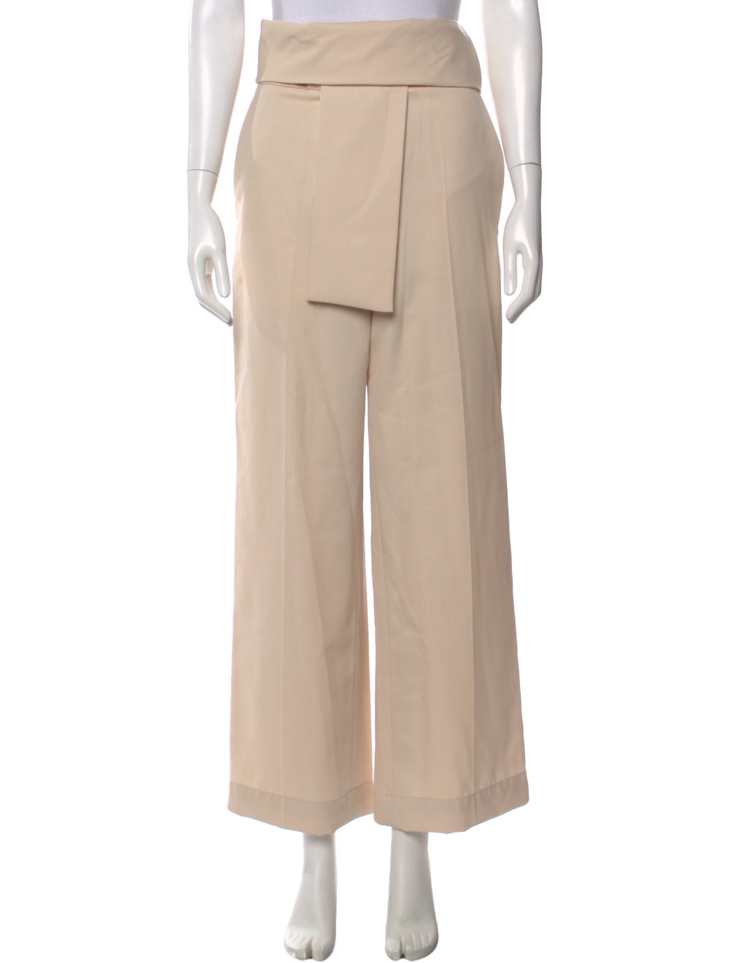 Lanvin Virgin Wool Wide Leg Pants