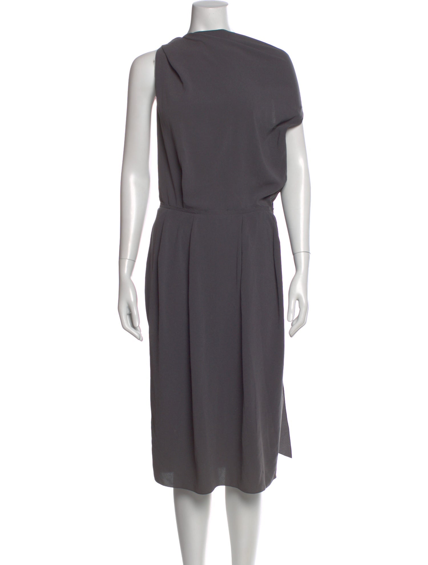 Lanvin Cowl Neck Midi Length Dress