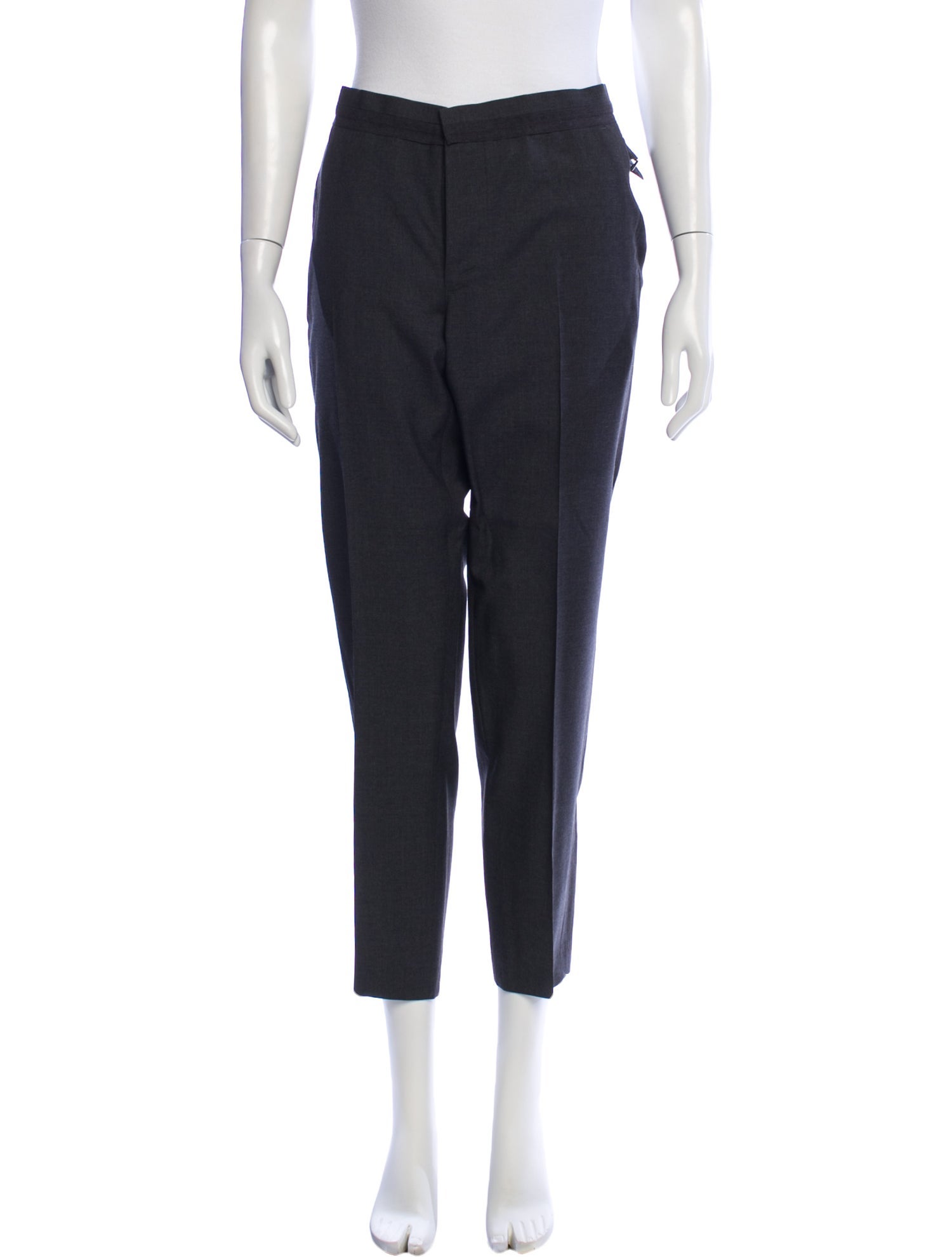 Lanvin Wool Straight Leg Pants