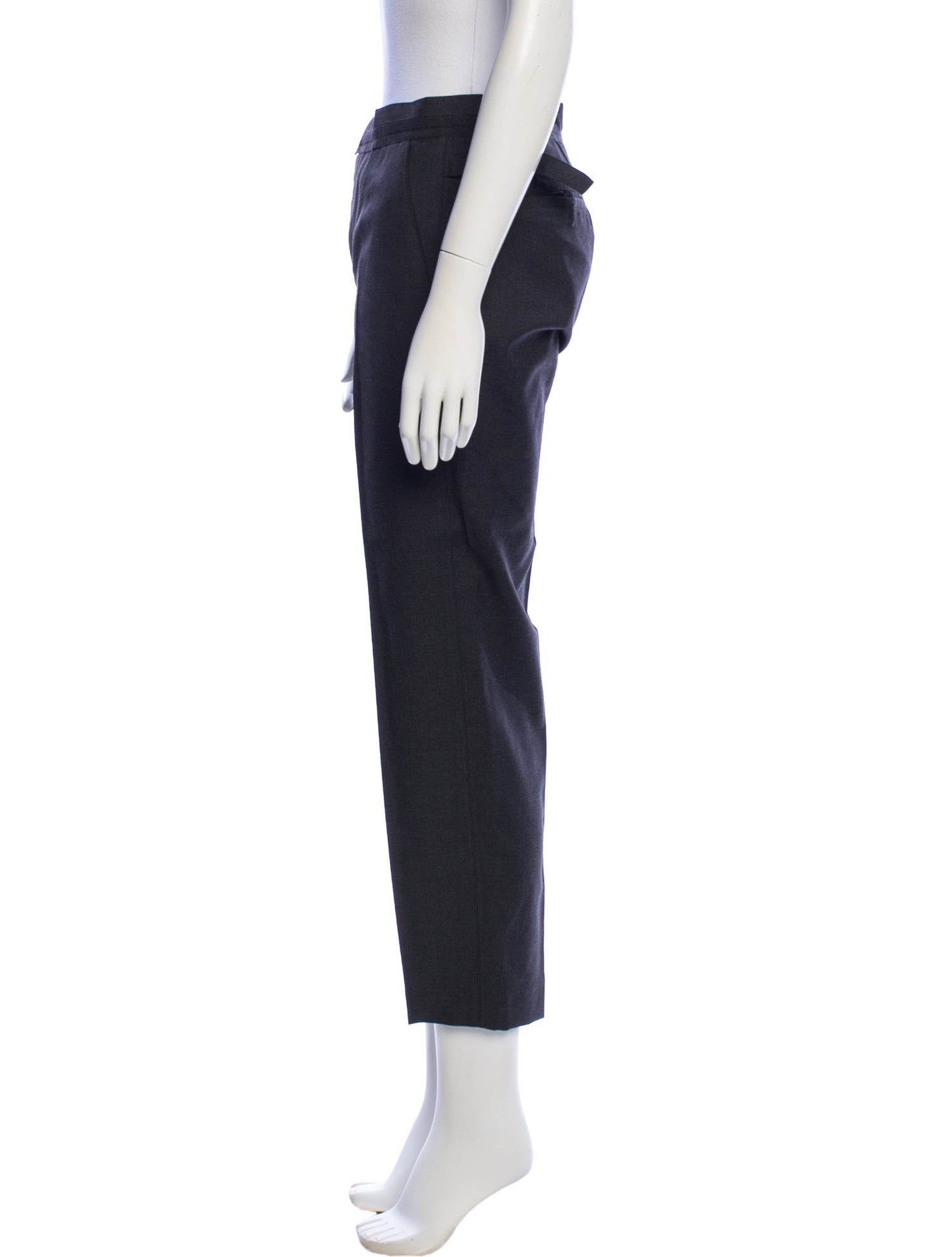 Lanvin Wool Straight Leg Pants