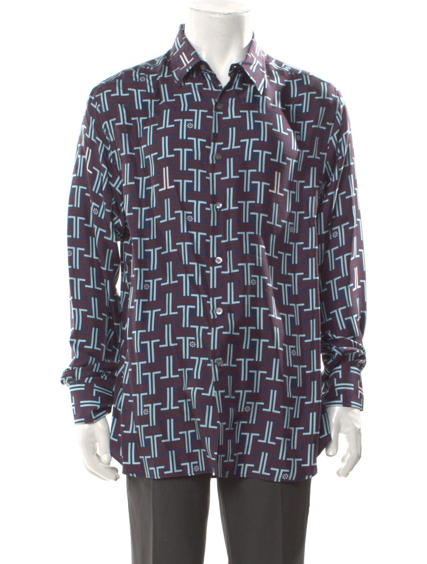 Lanvin Silk Printed Shirt