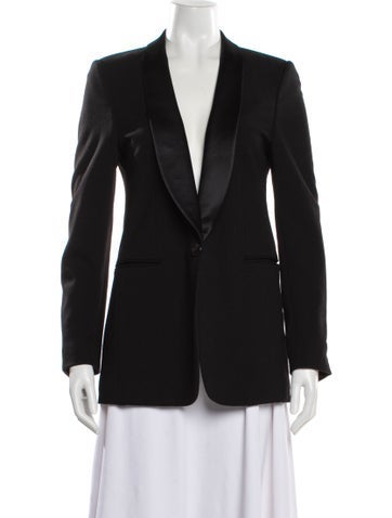 Pre-owned Lanvin Wool Blazer In Black