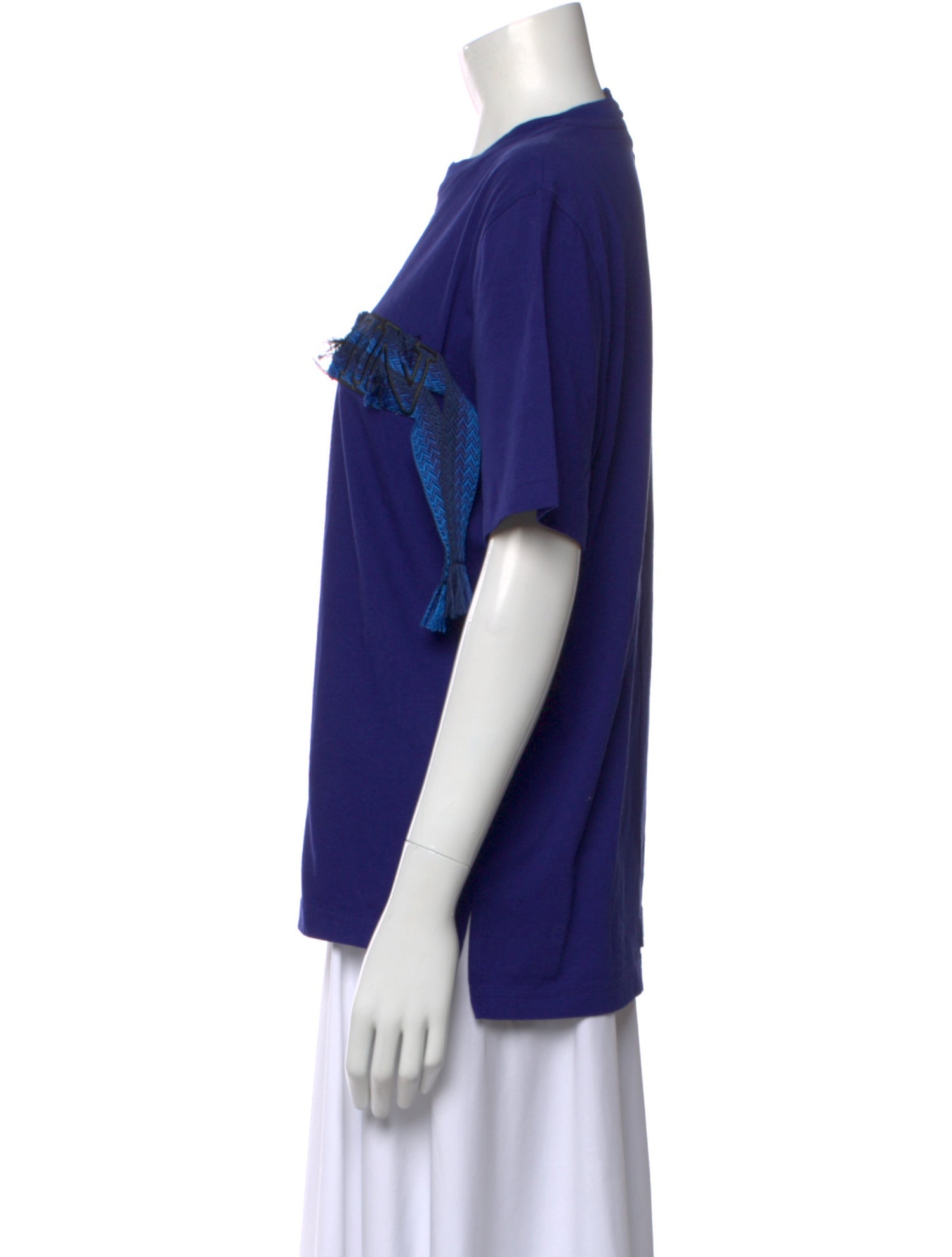 Lanvin Graphic Print Crew Neck T-Shirt