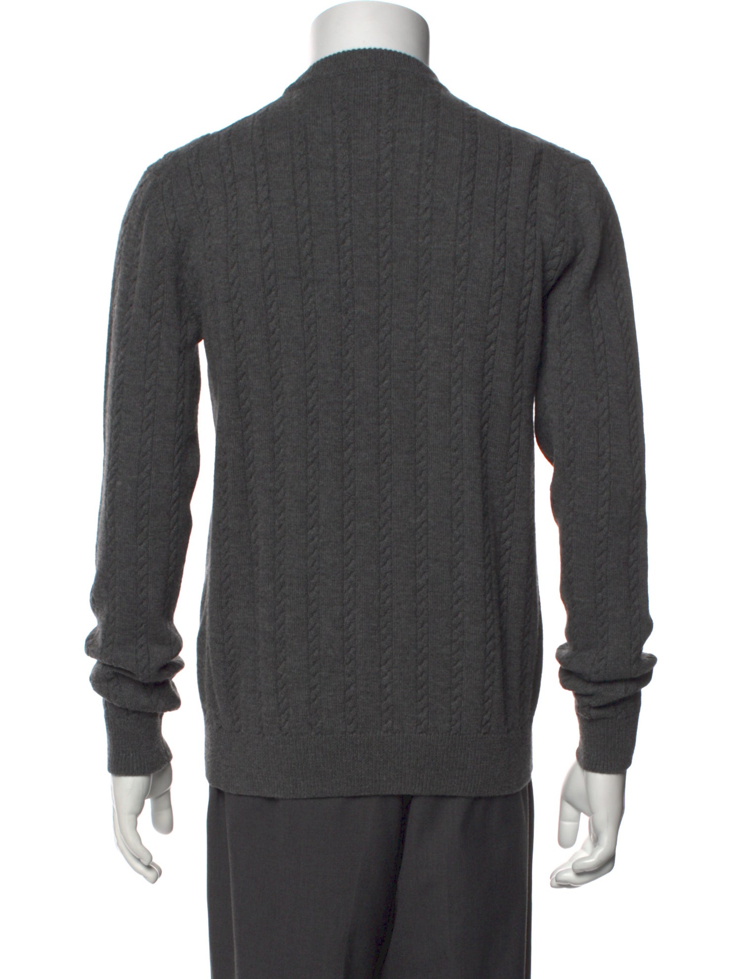 Virgin Wool Crew Neck Pullover