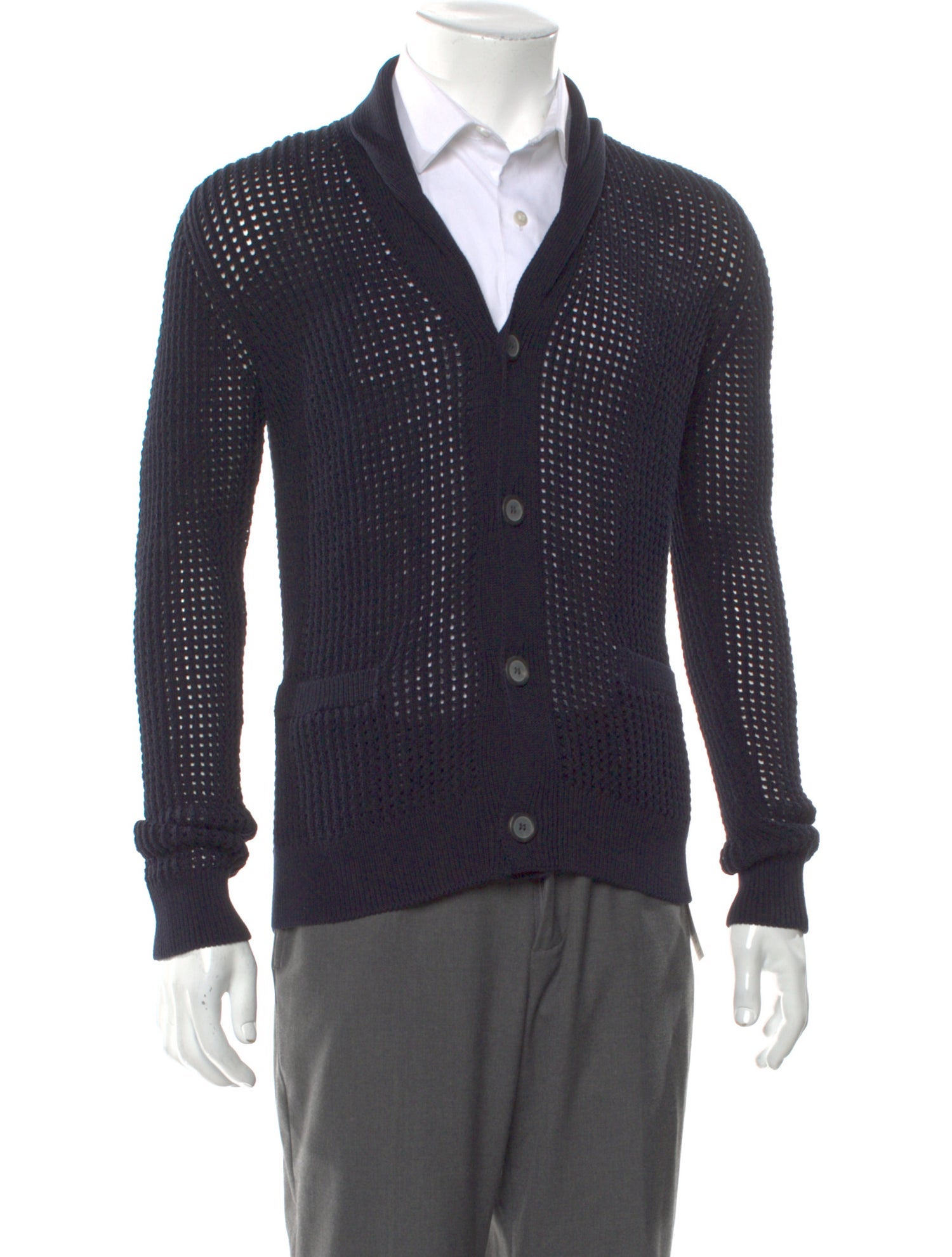 Lanvin V-Neck Long Sleeve Cardigan