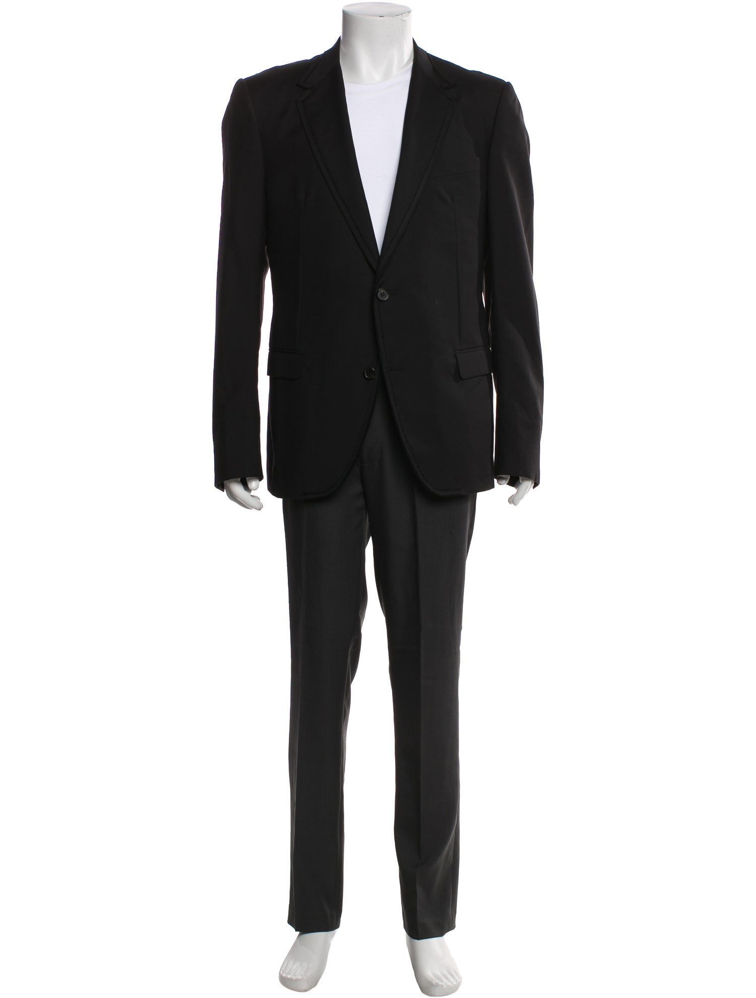 Lanvin Wool Raw-Edge Trim Blazer