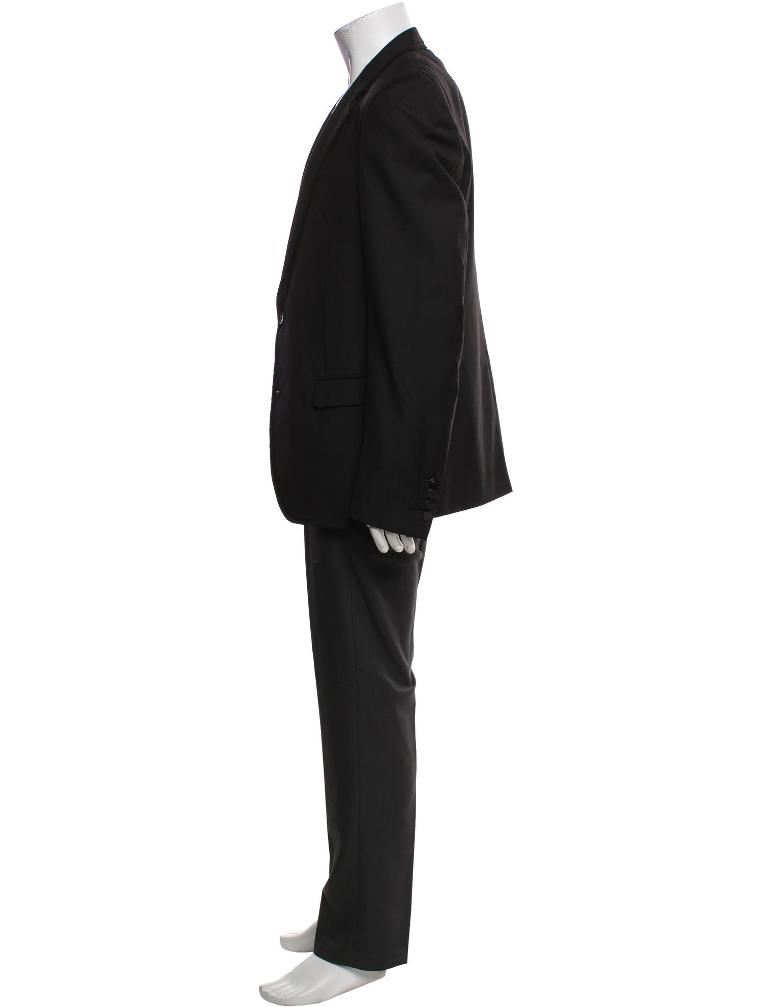 Lanvin Wool Raw-Edge Trim Blazer