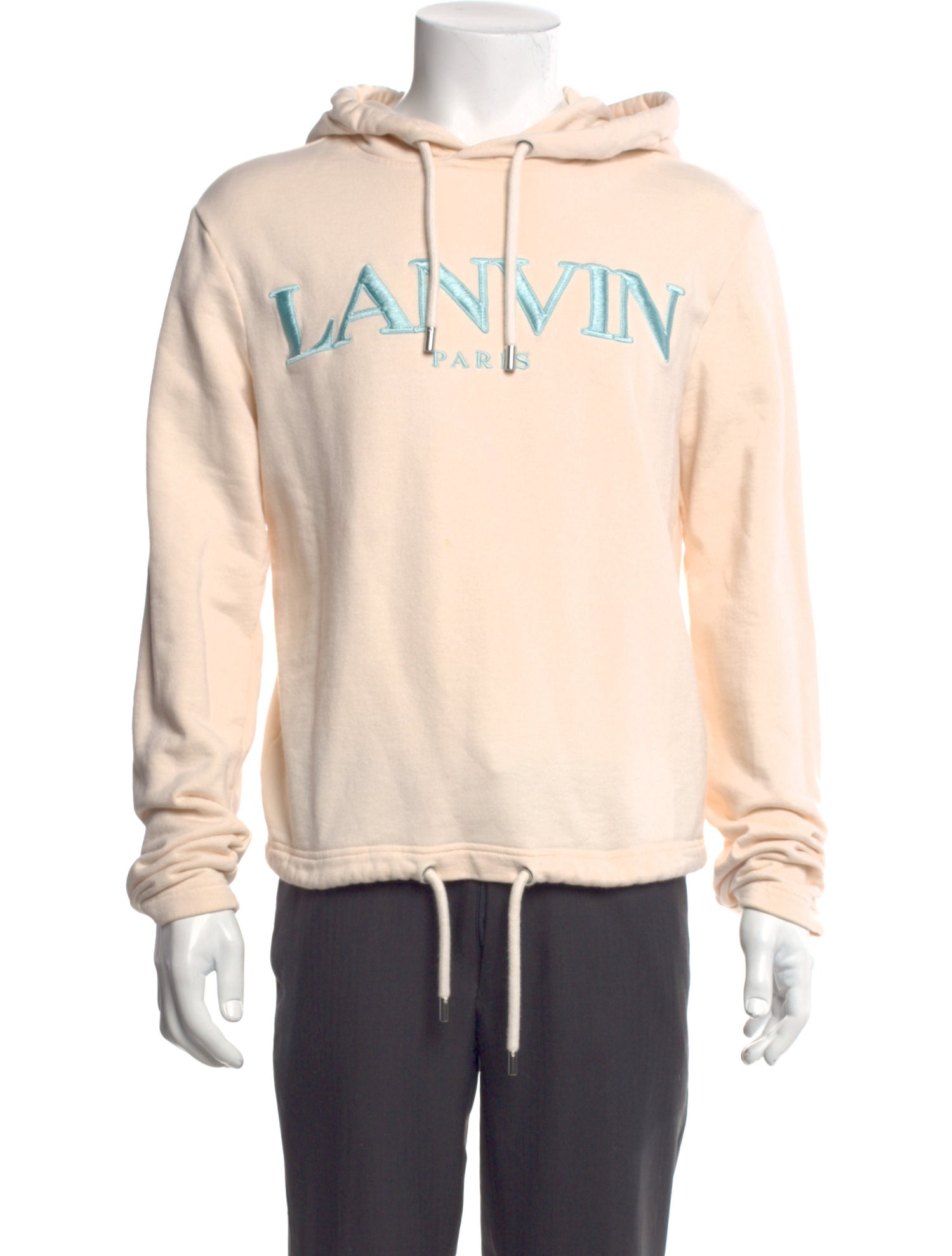 Lanvin Graphic Print Crew Neck Hoodie