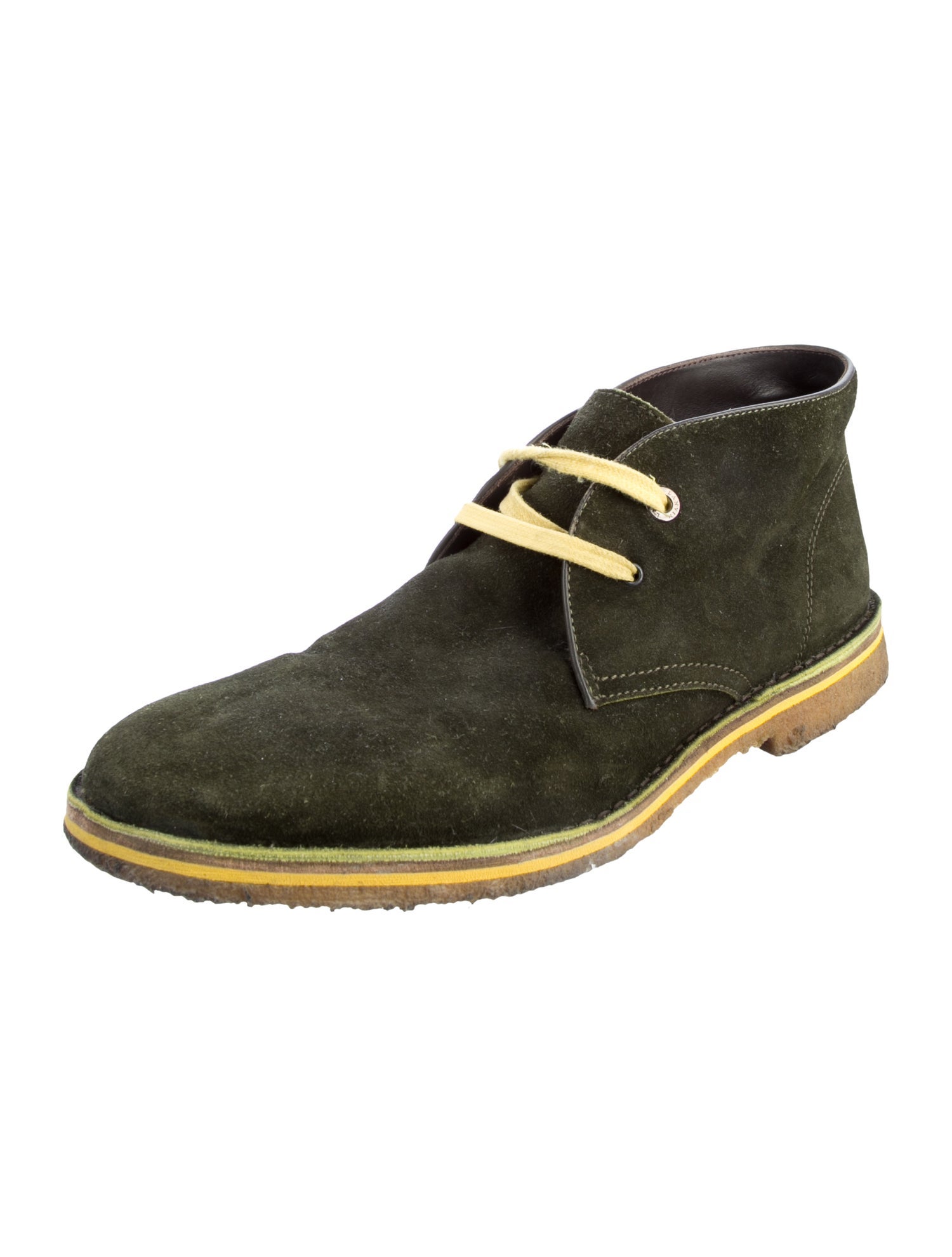 Lanvin Suede Lace-Up Boots