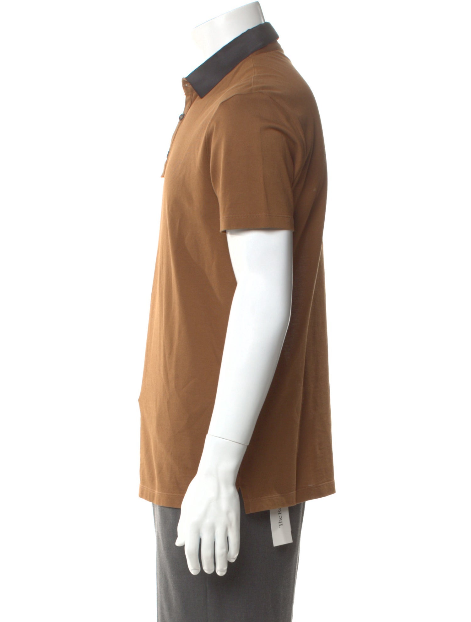 Lanvin V-Neck Short Sleeve Polo Shirt