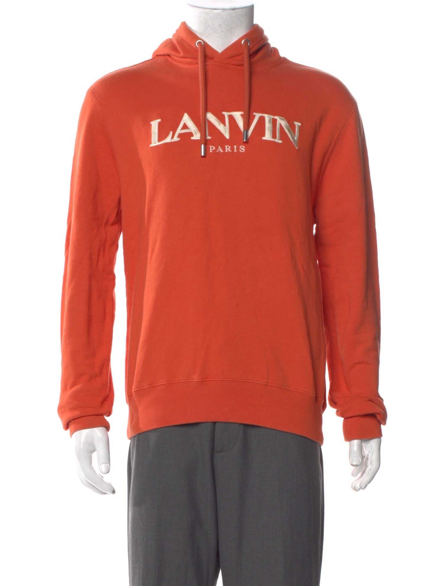 Lanvin Graphic Print Crew Neck Hoodie