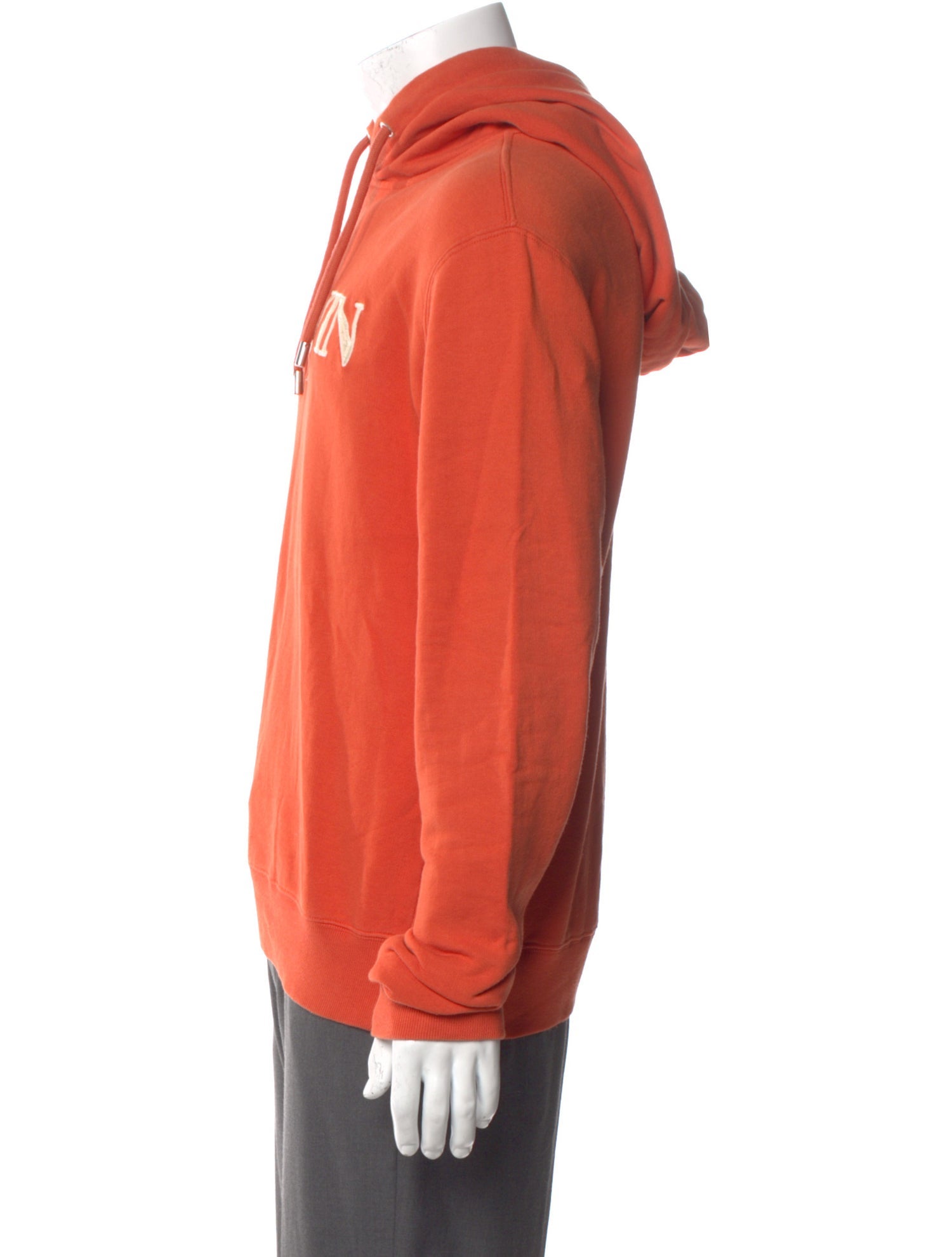 Lanvin Graphic Print Crew Neck Hoodie