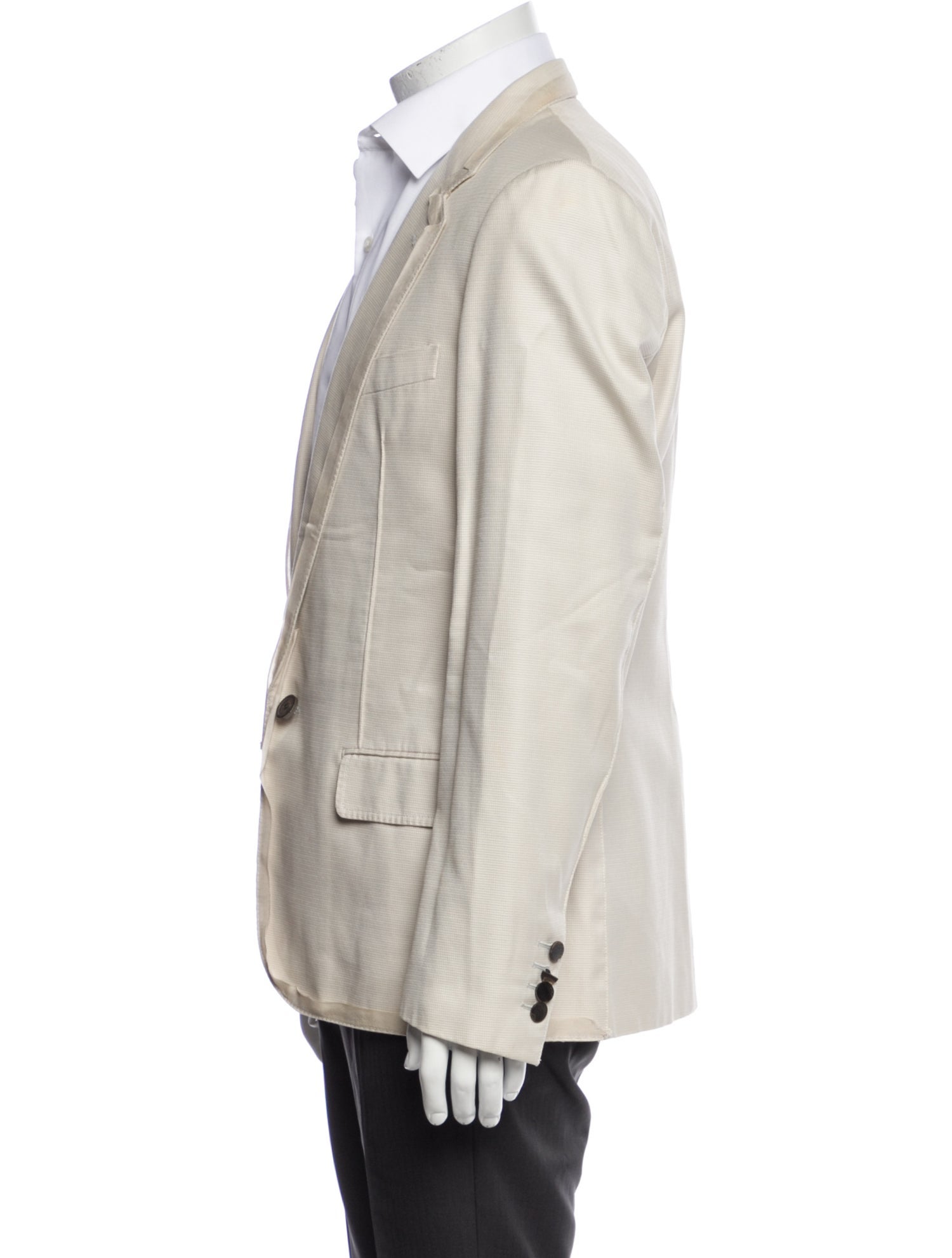 Lanvin Mesh Accents Blazer