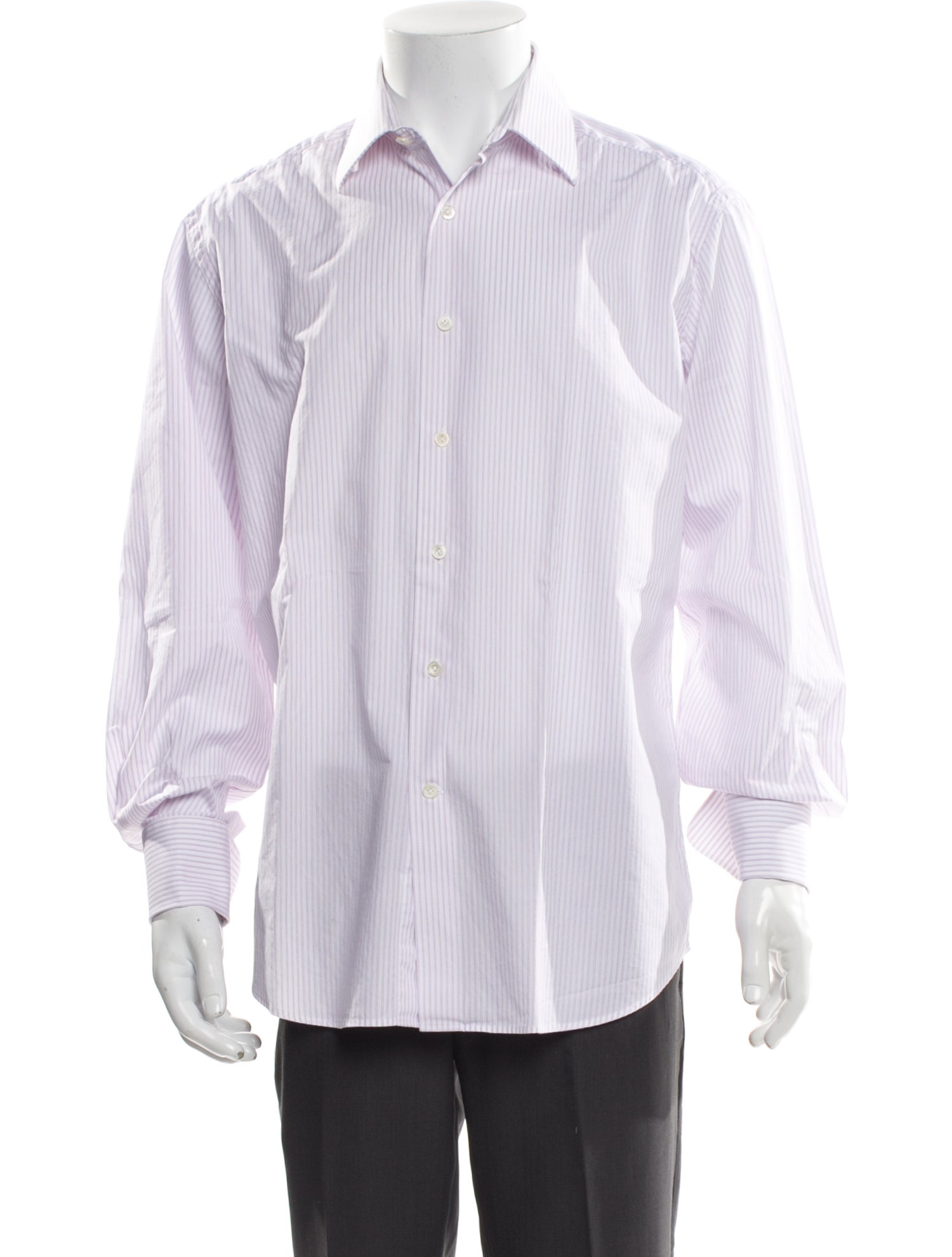Lanvin Striped Long Sleeve Shirt