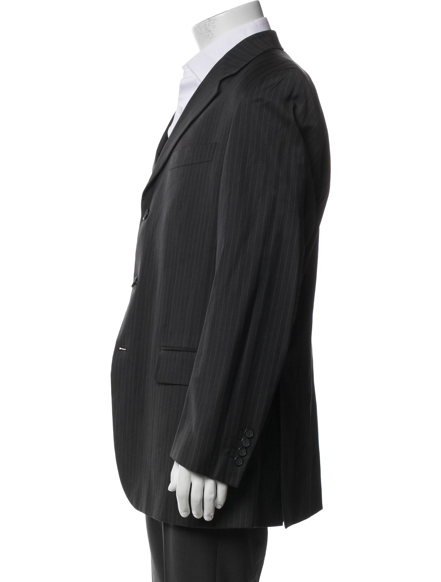 Lanvin Wool Striped Two-Piece Blazer