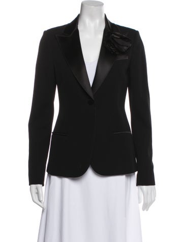 Pre-owned Lanvin Wool Blazer In Black
