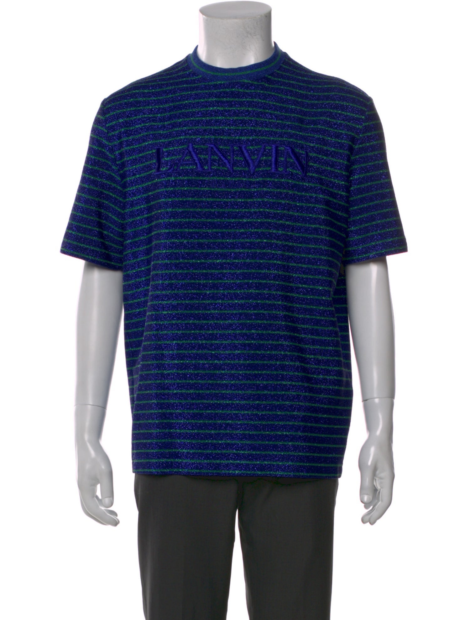 Lanvin Striped Short Sleeve Shirt