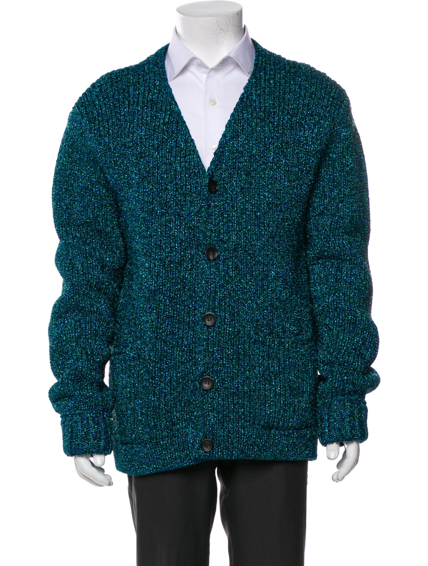 Lanvin Camouflage Print Peacoat