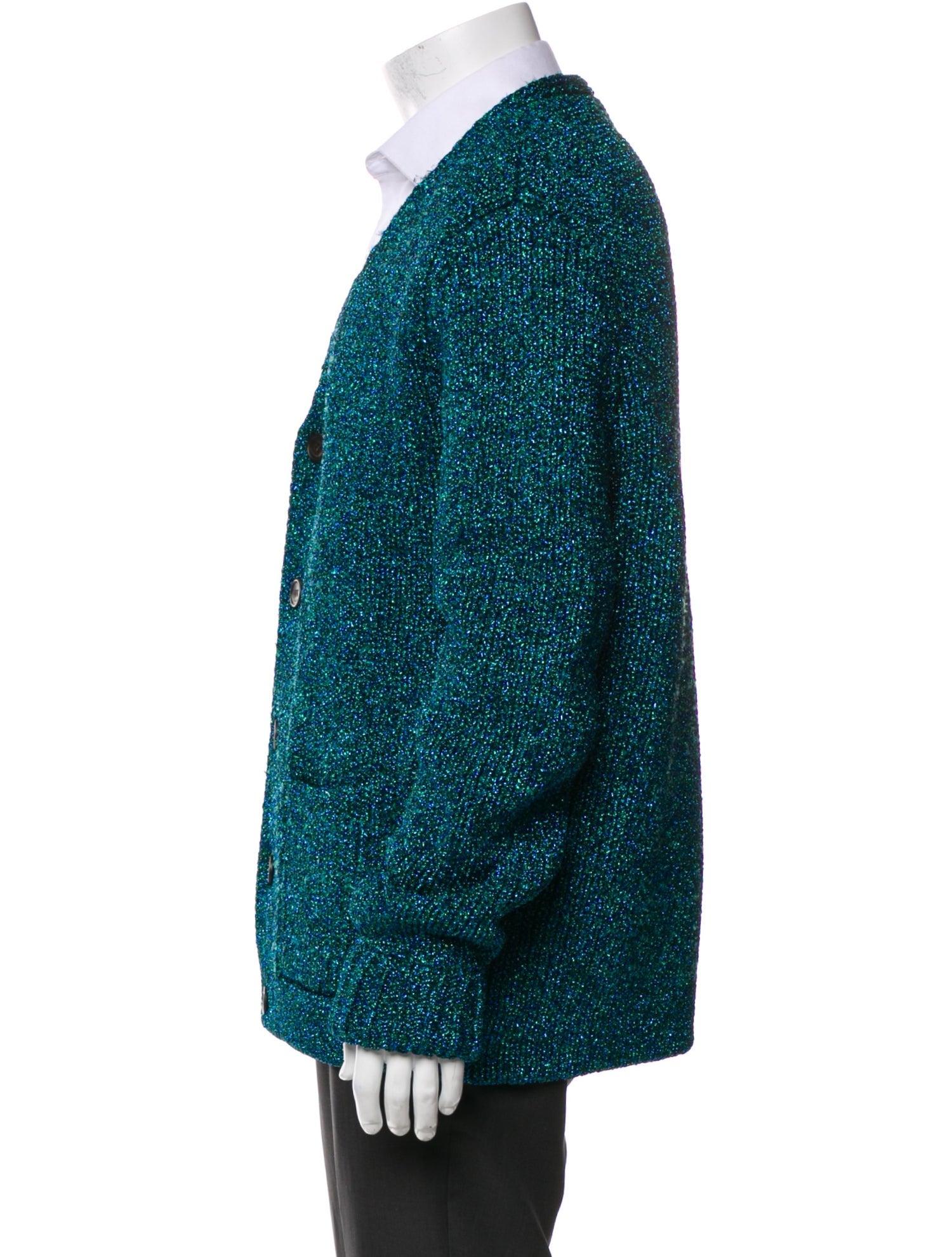 Lanvin Camouflage Print Peacoat