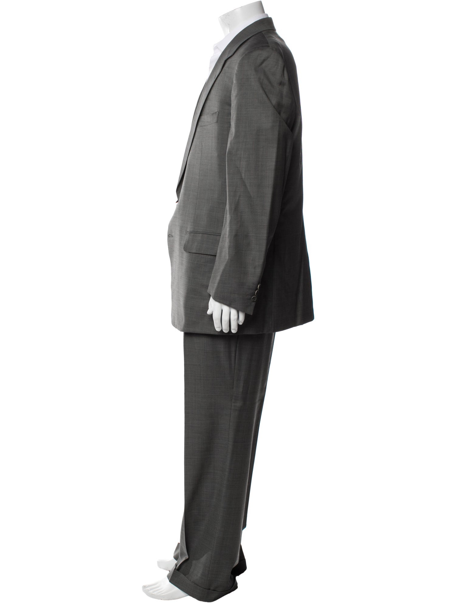 Lanvin Plaid Print Two-Piece Suit