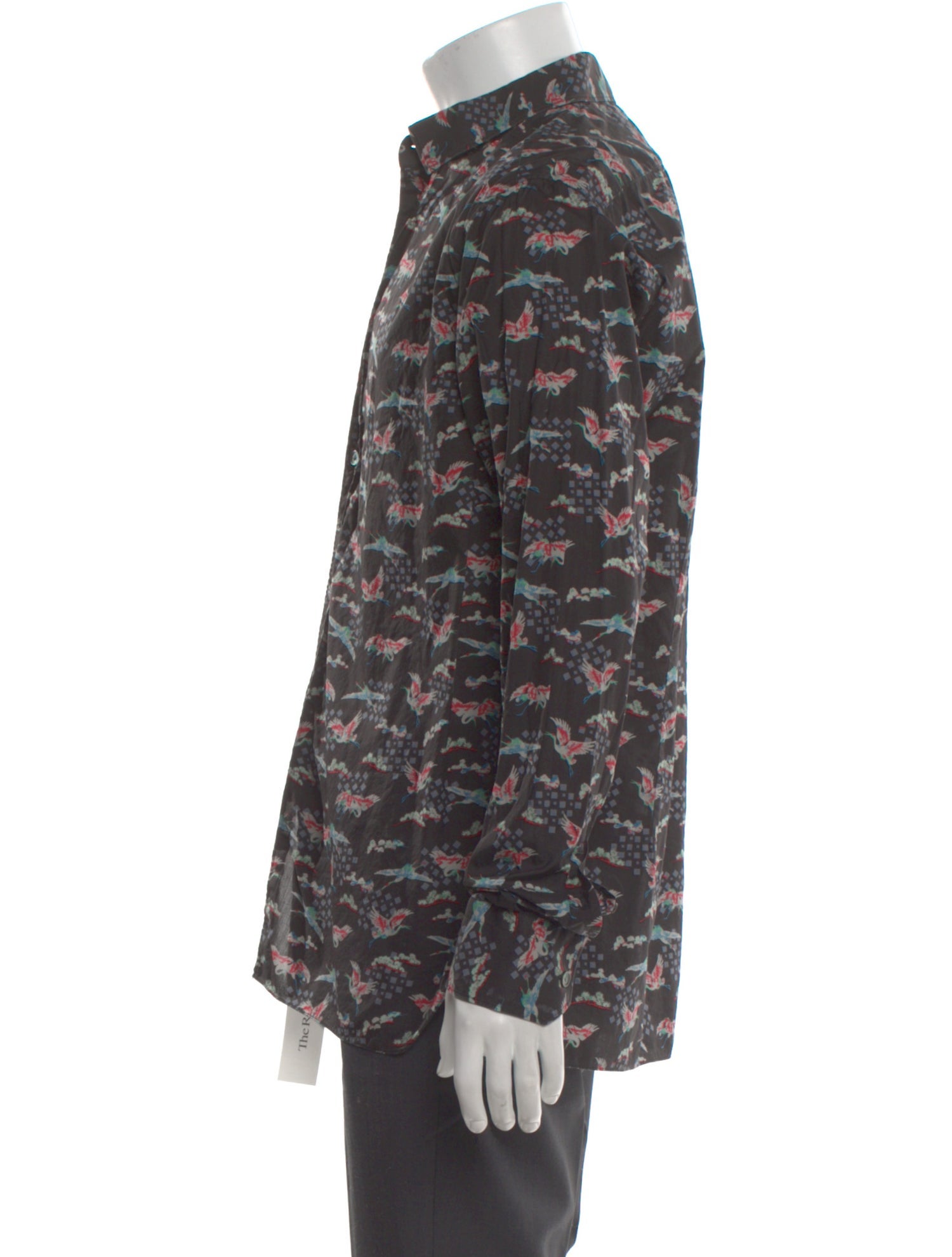 Lanvin Printed Long Sleeve Shirt