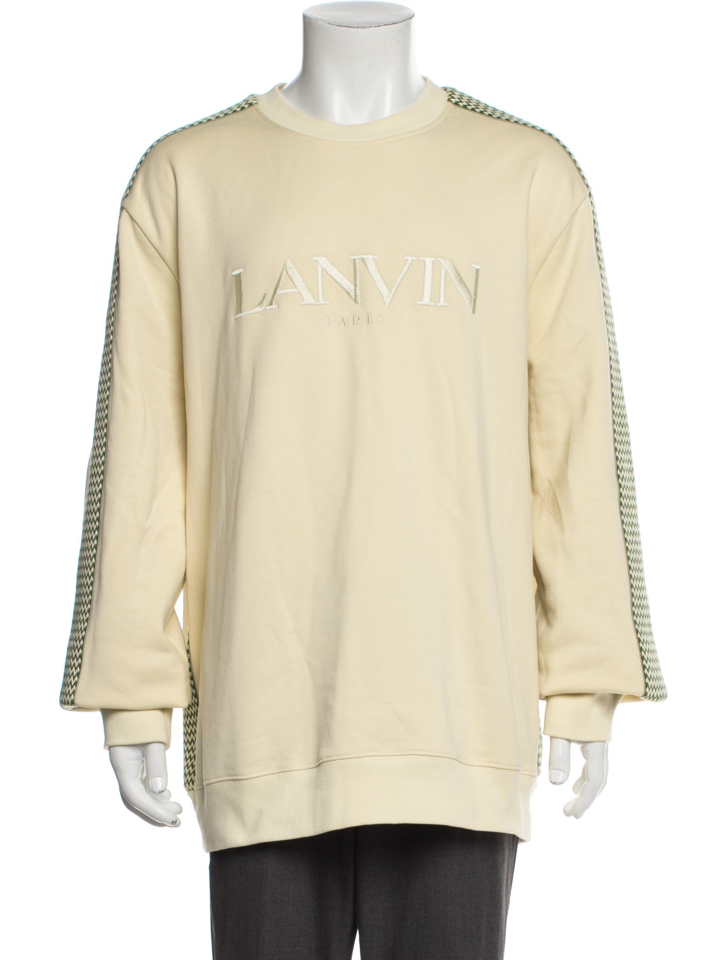 Lanvin Graphic Print Crew Neck Sweatshirt
