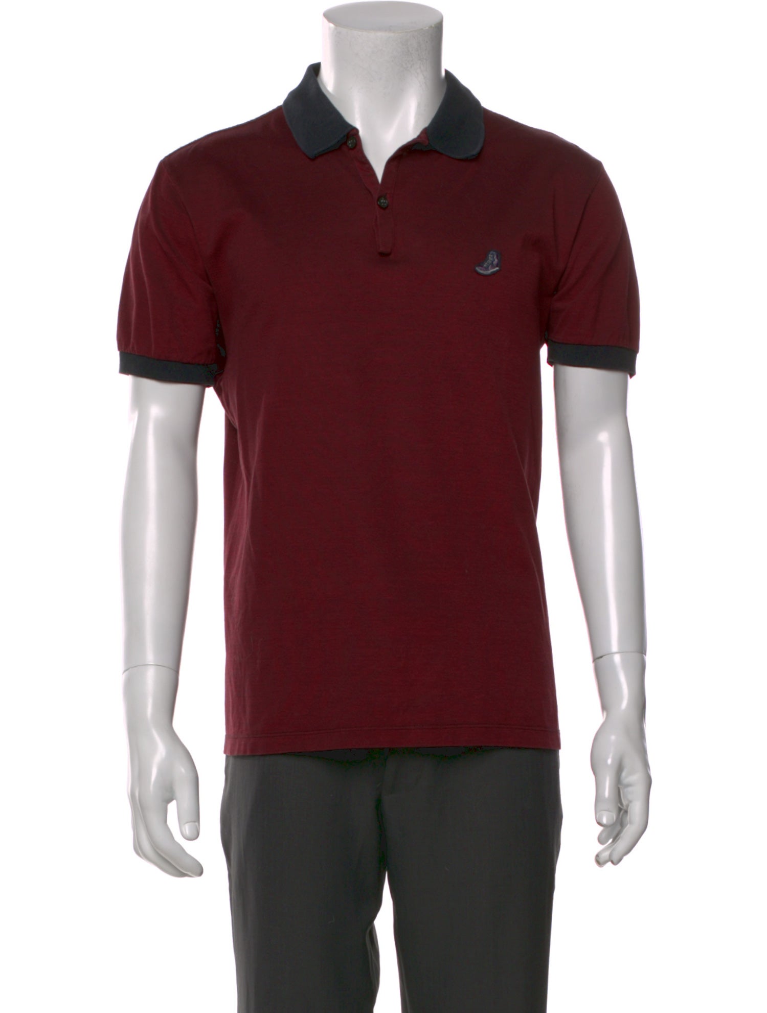 Lanvin Collar Short Sleeve Polo Shirt